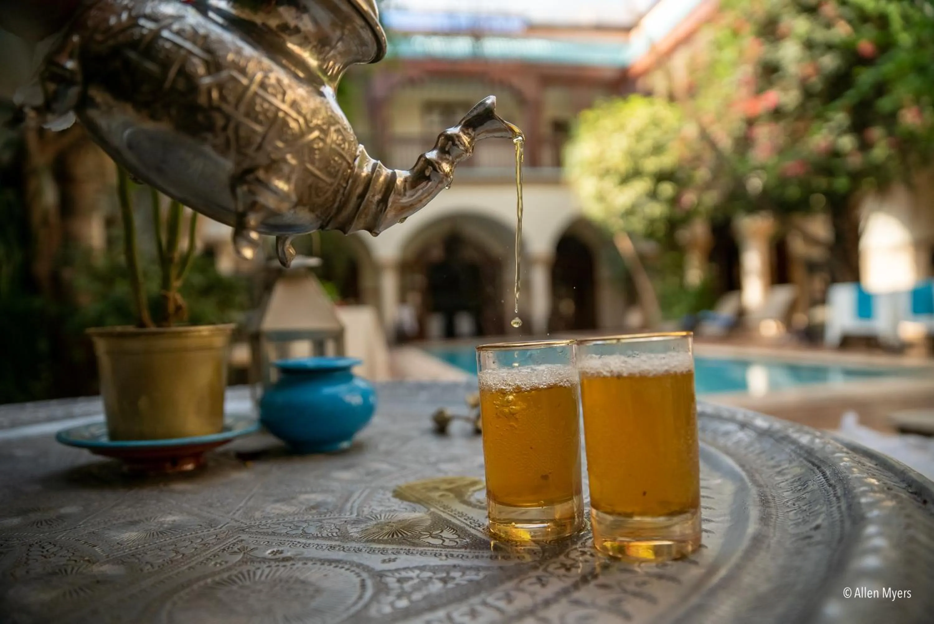 Restaurant/places to eat in Demeures d'Orient Riad & Spa