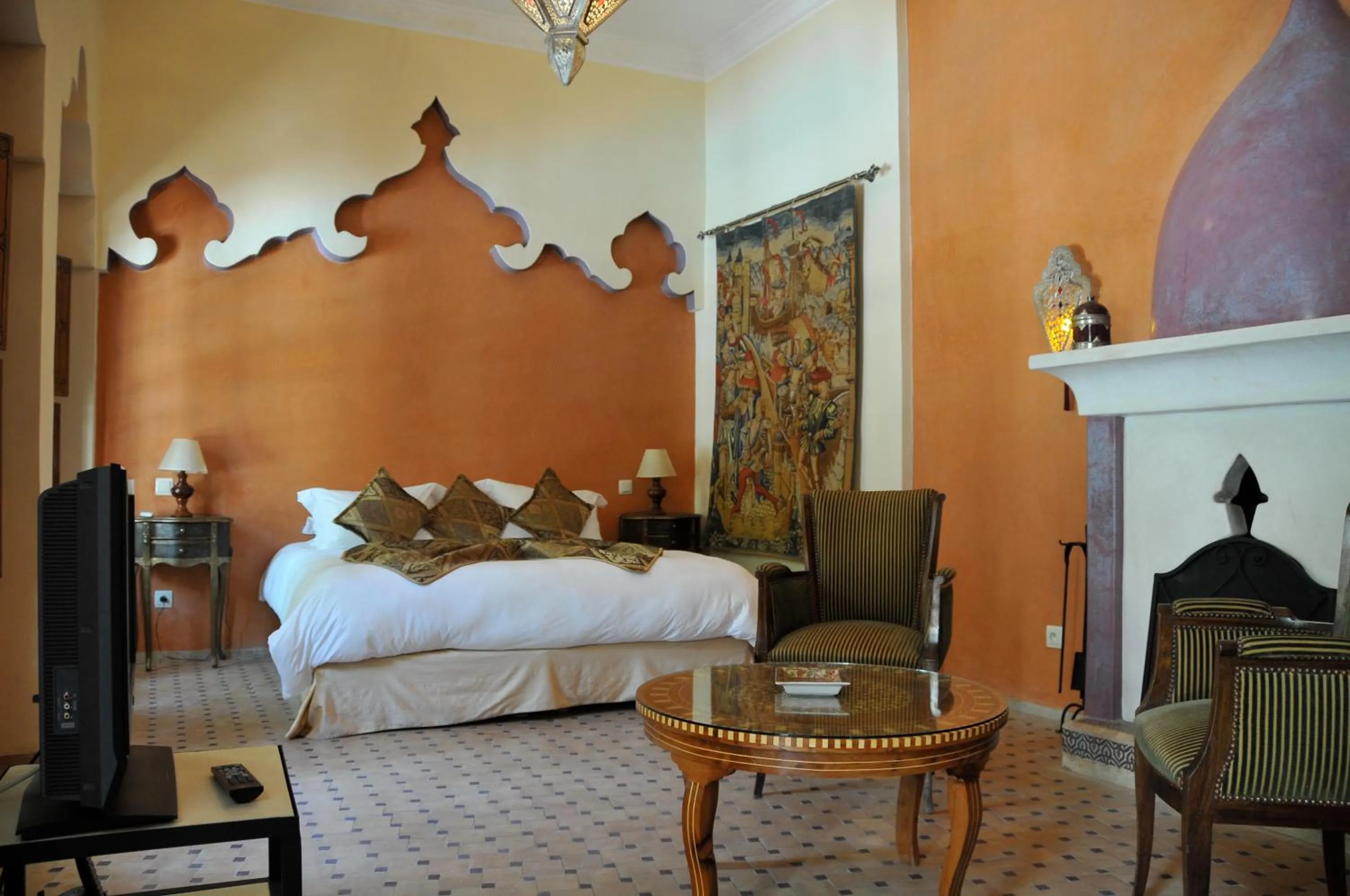 Bed in Demeures d'Orient Riad & Spa