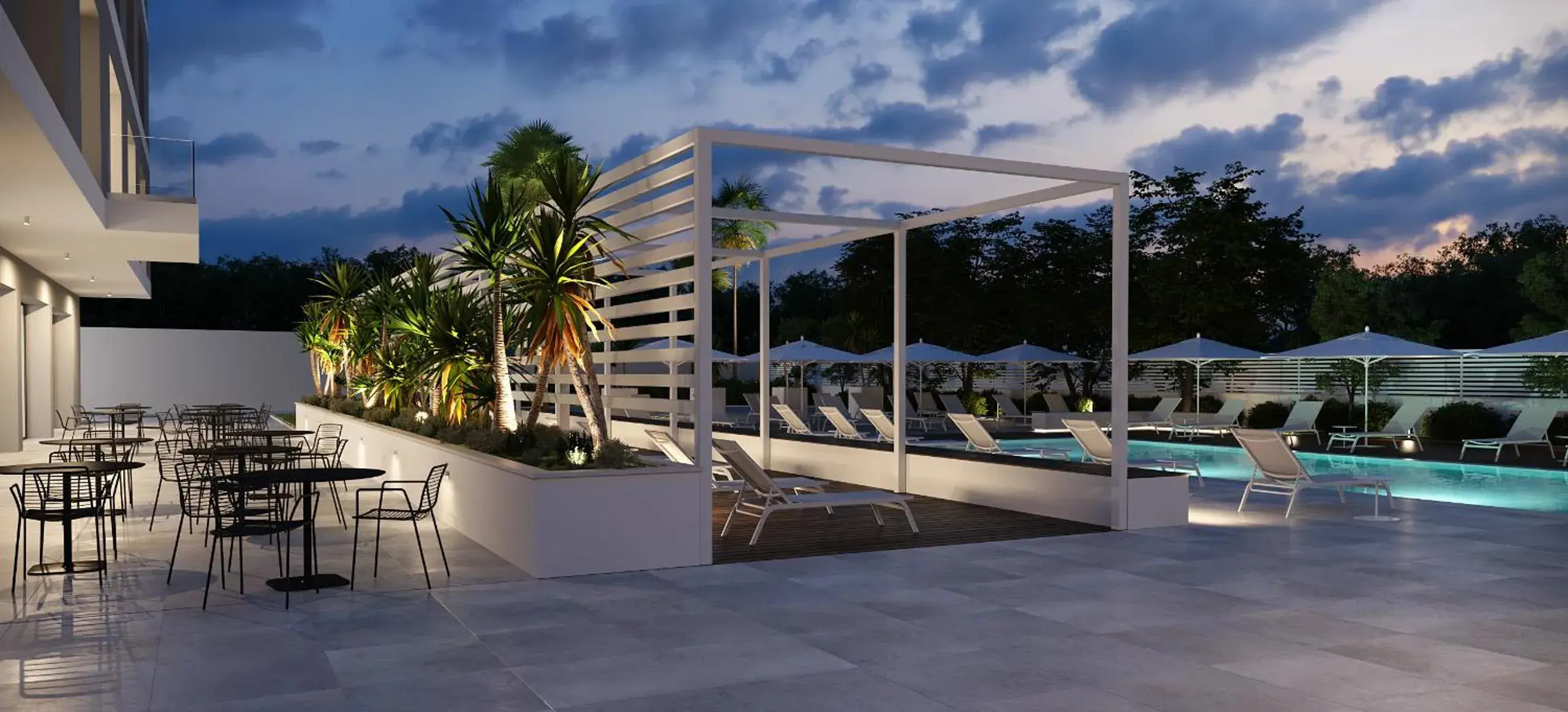 Pool view in B21 Lifestyle Hotel Pool view in B21 Lifestyle Hotel