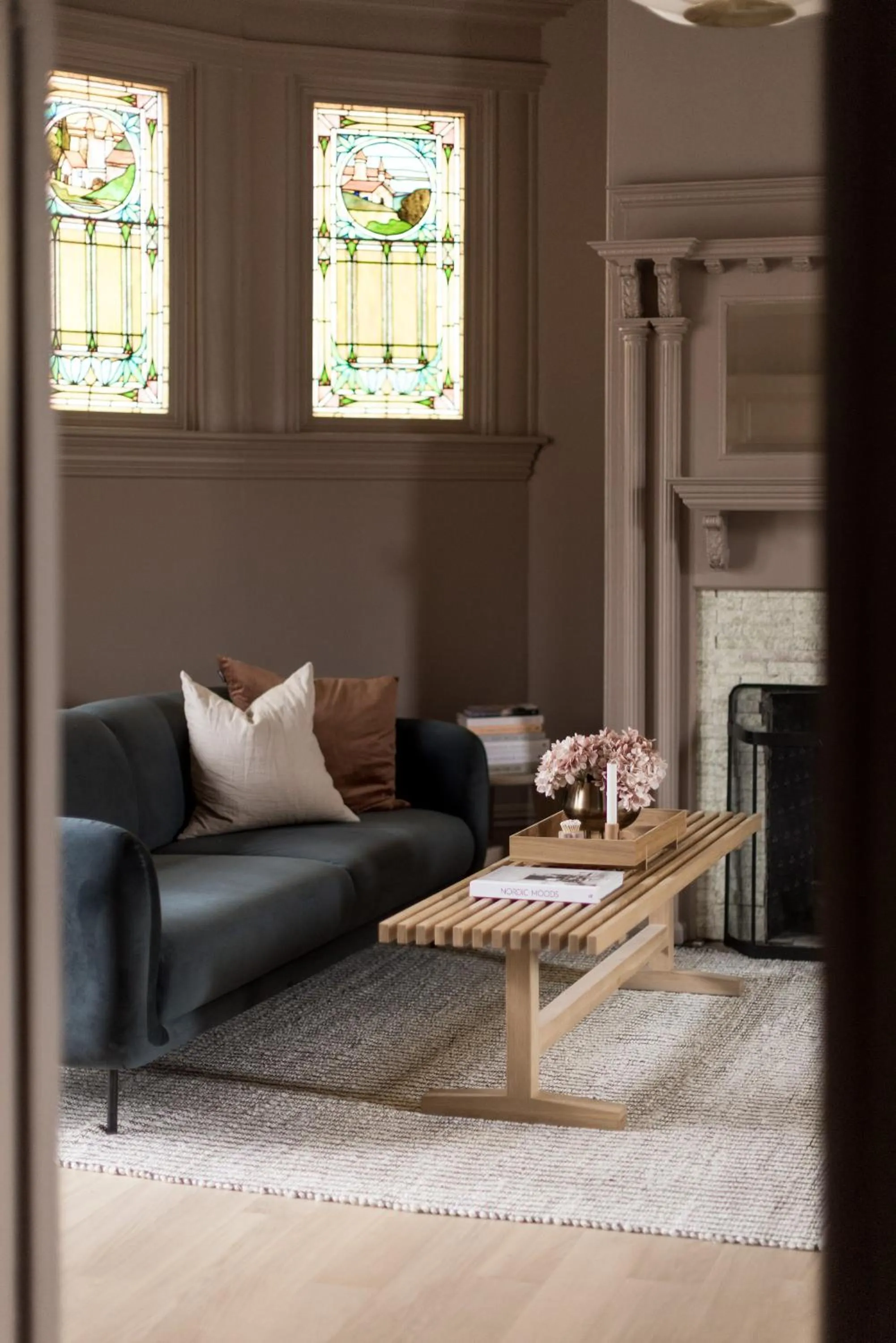 Seating area in Dvele Inn