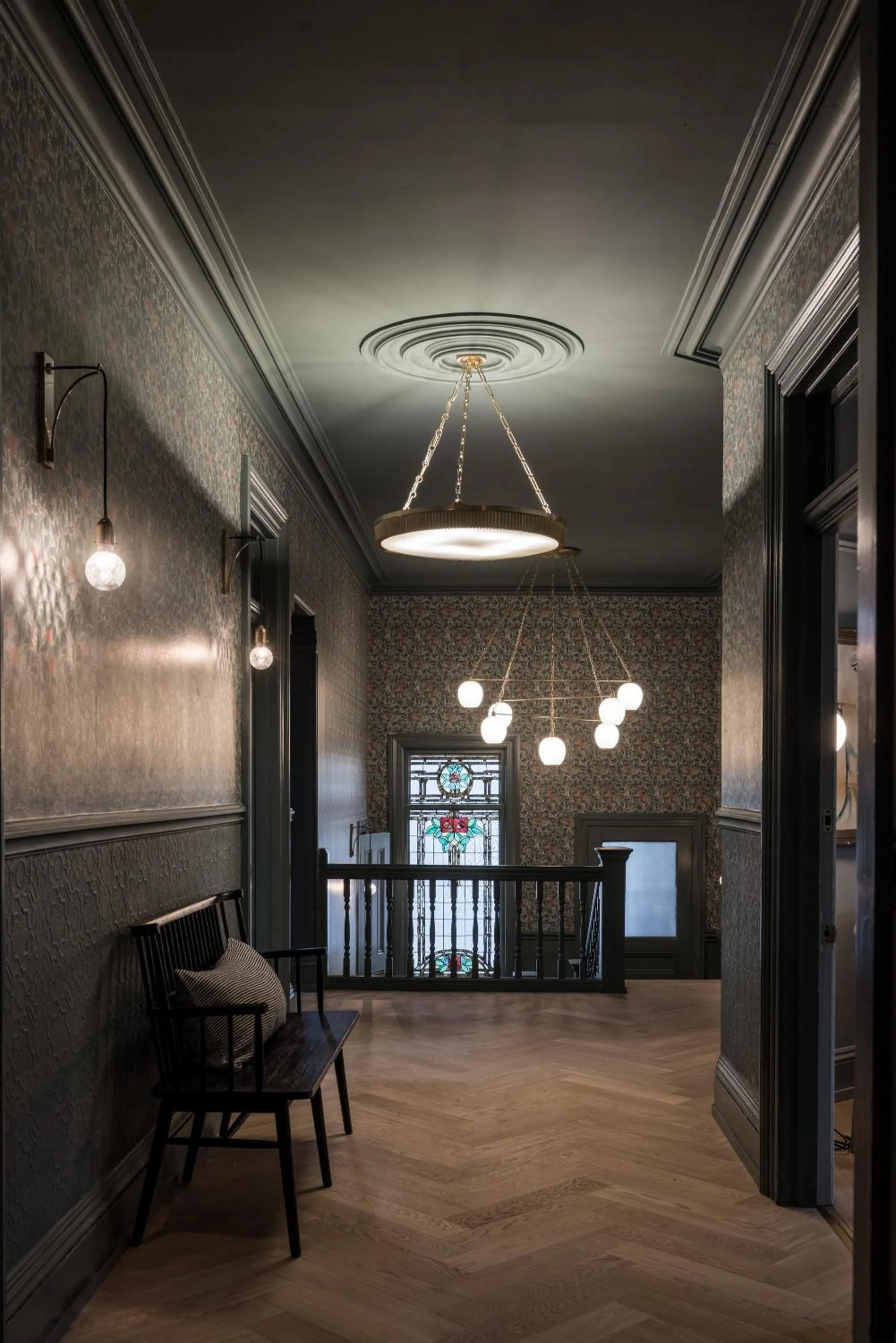 Decorative detail in Dvele Inn