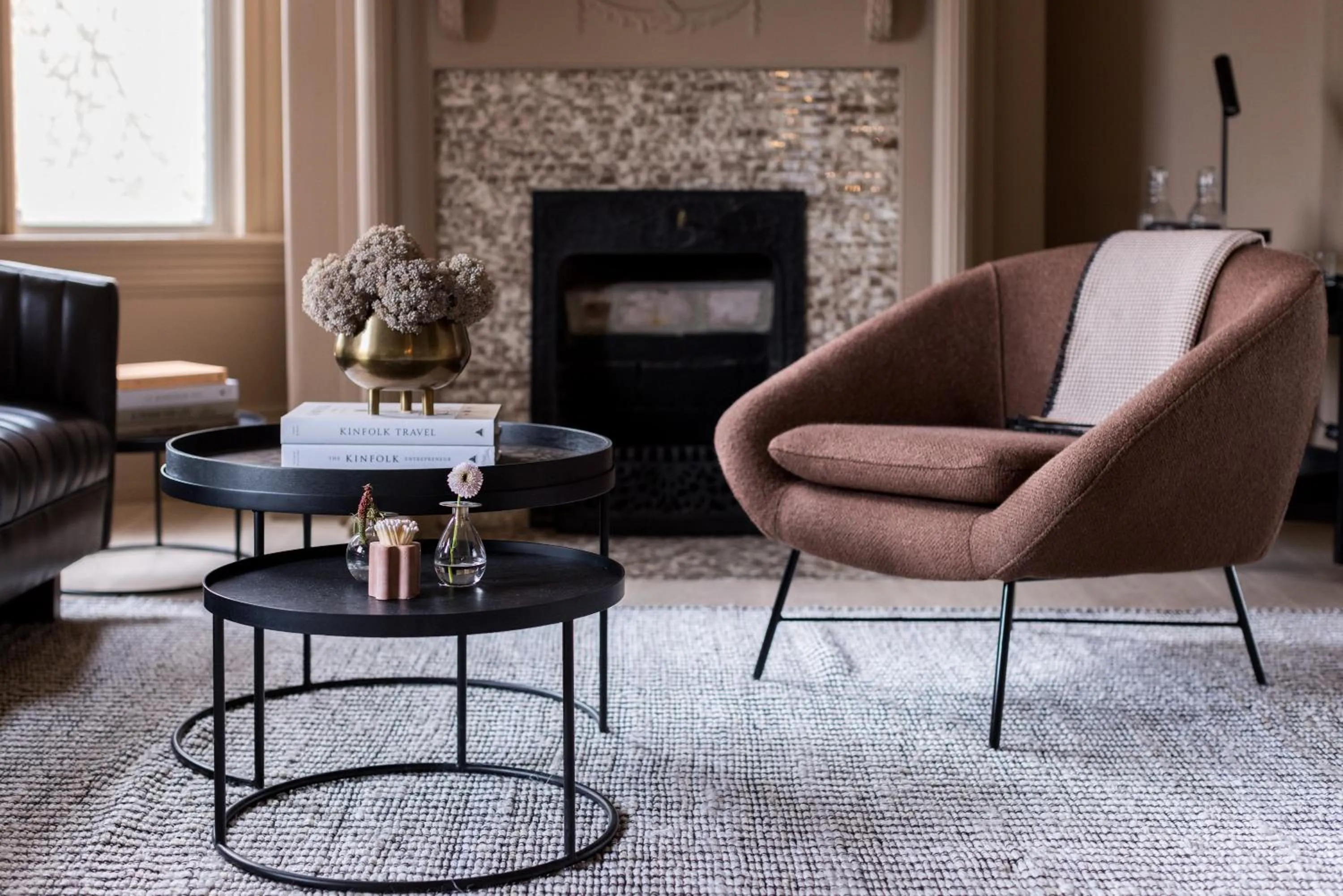 Seating area in Dvele Inn