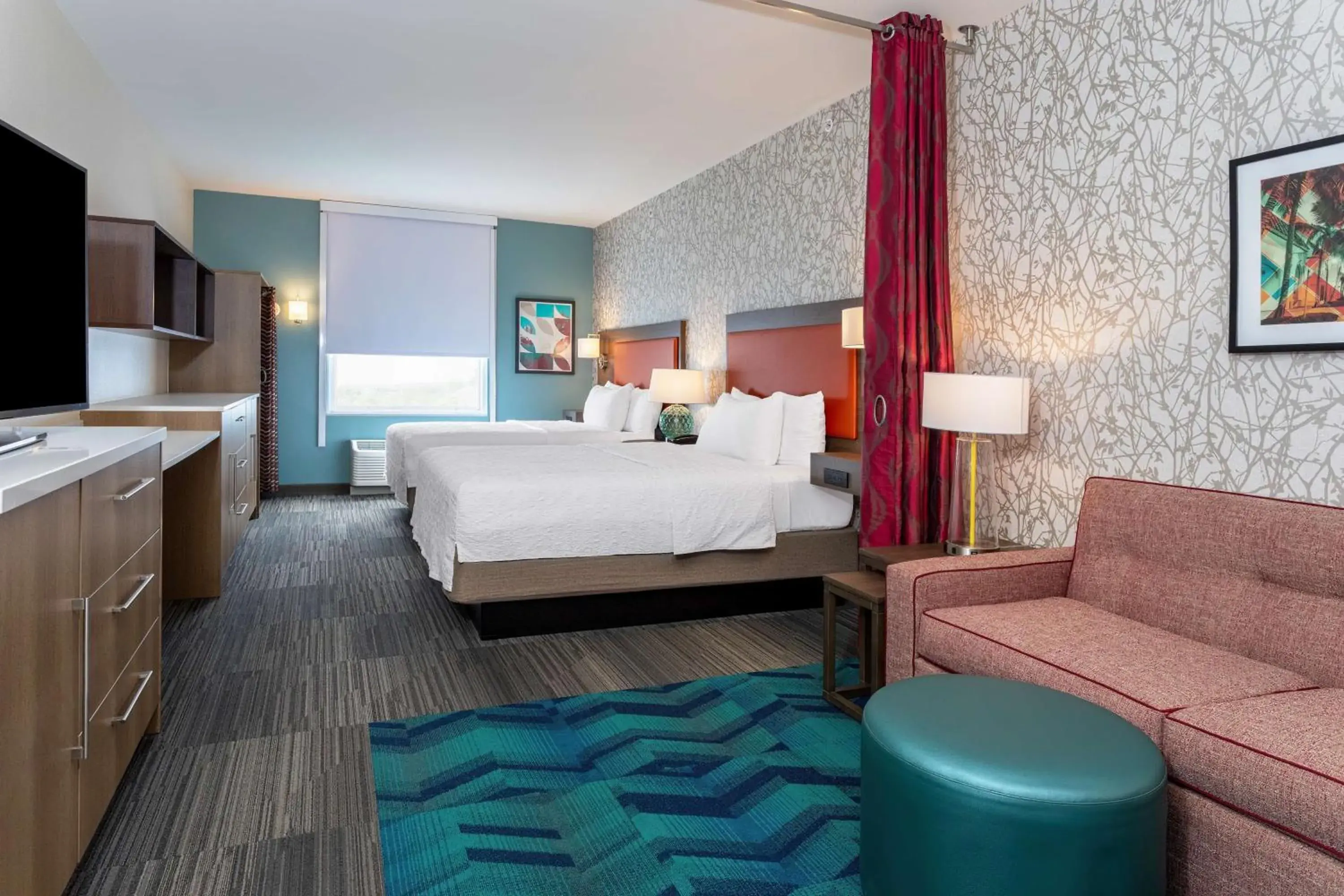 Studio Suite with Two Queen Beds in Home2 Suites By Hilton Ft Pierce I-95 Studio Suite with Two Queen Beds in Home2 Suites By Hilton Ft Pierce I-95