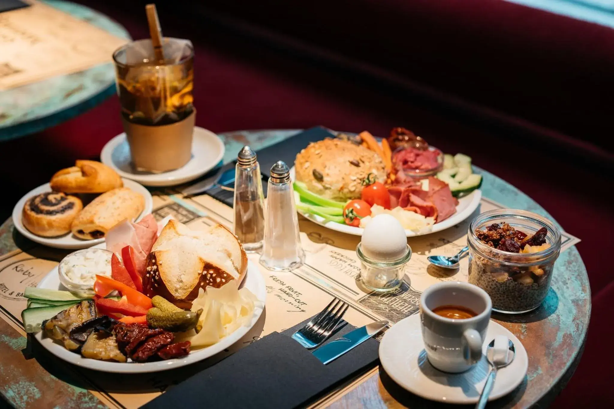 Buffet breakfast in Ruby Hanna Hotel Stuttgart Buffet breakfast in Ruby Hanna Hotel Stuttgart