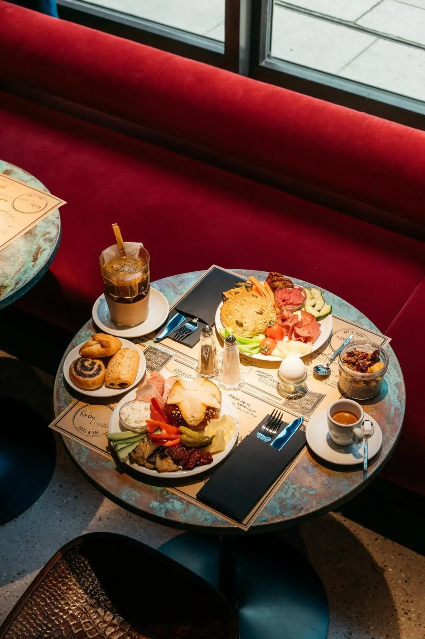 Buffet breakfast in Ruby Hanna Hotel Stuttgart Buffet breakfast in Ruby Hanna Hotel Stuttgart