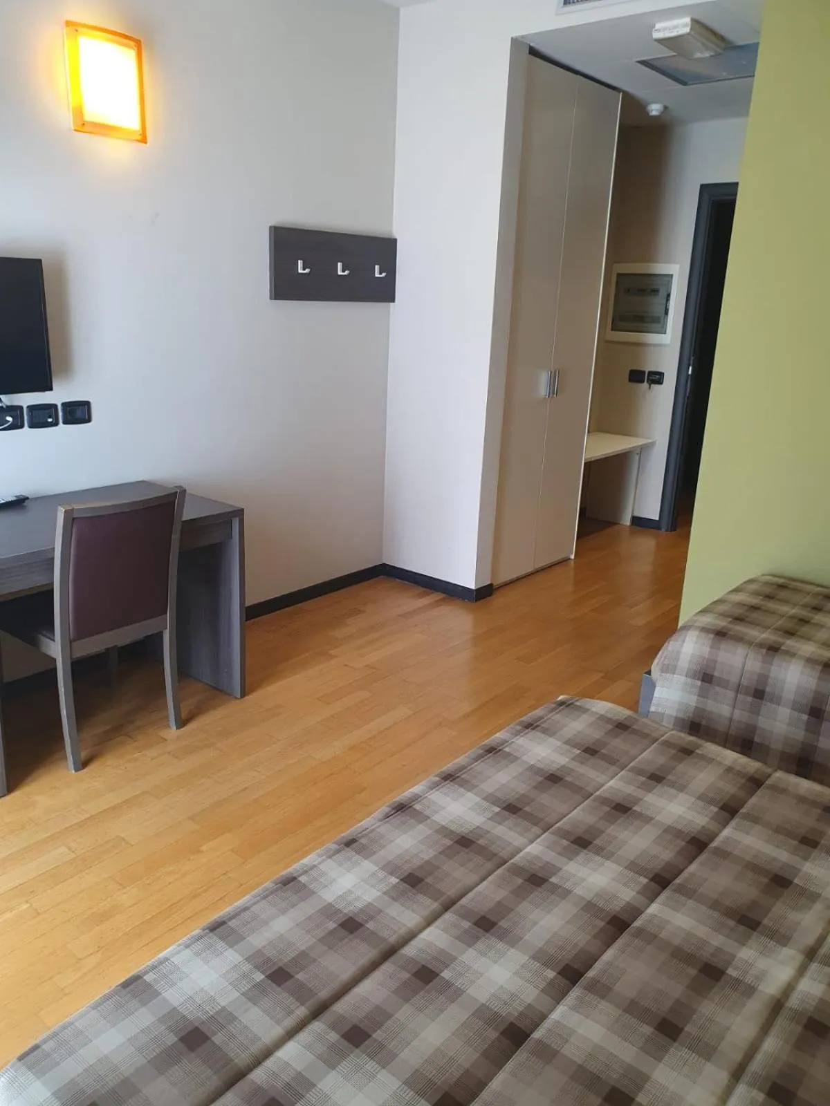 Photo of the whole room, Bed in eq hotel