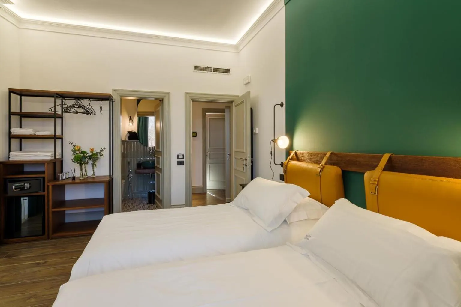 Photo of the whole room, Bed in Palazzo Fontana