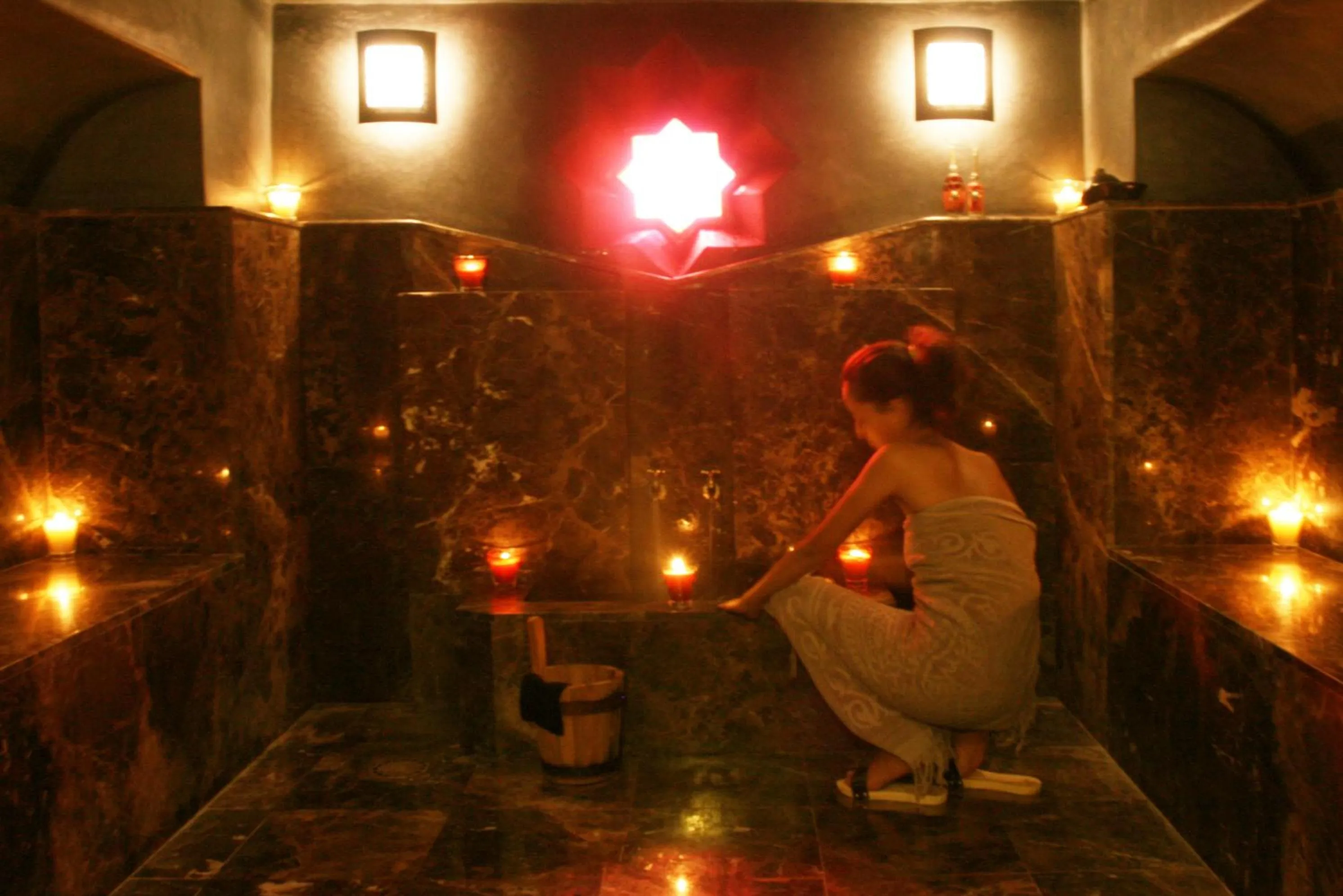 Steam room in Riad Al Mendili Private Resort & Spa