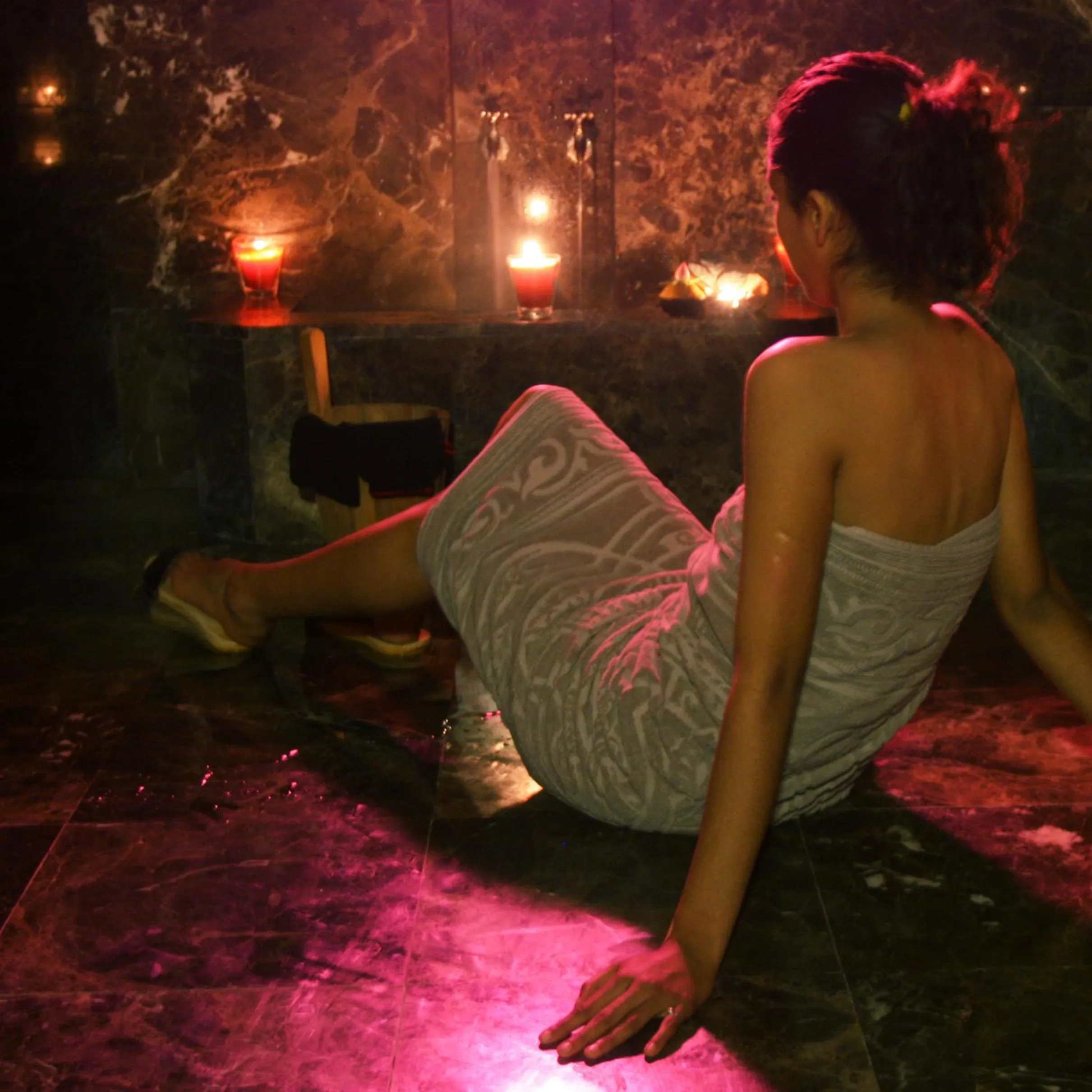 Steam room in Riad Al Mendili Private Resort & Spa