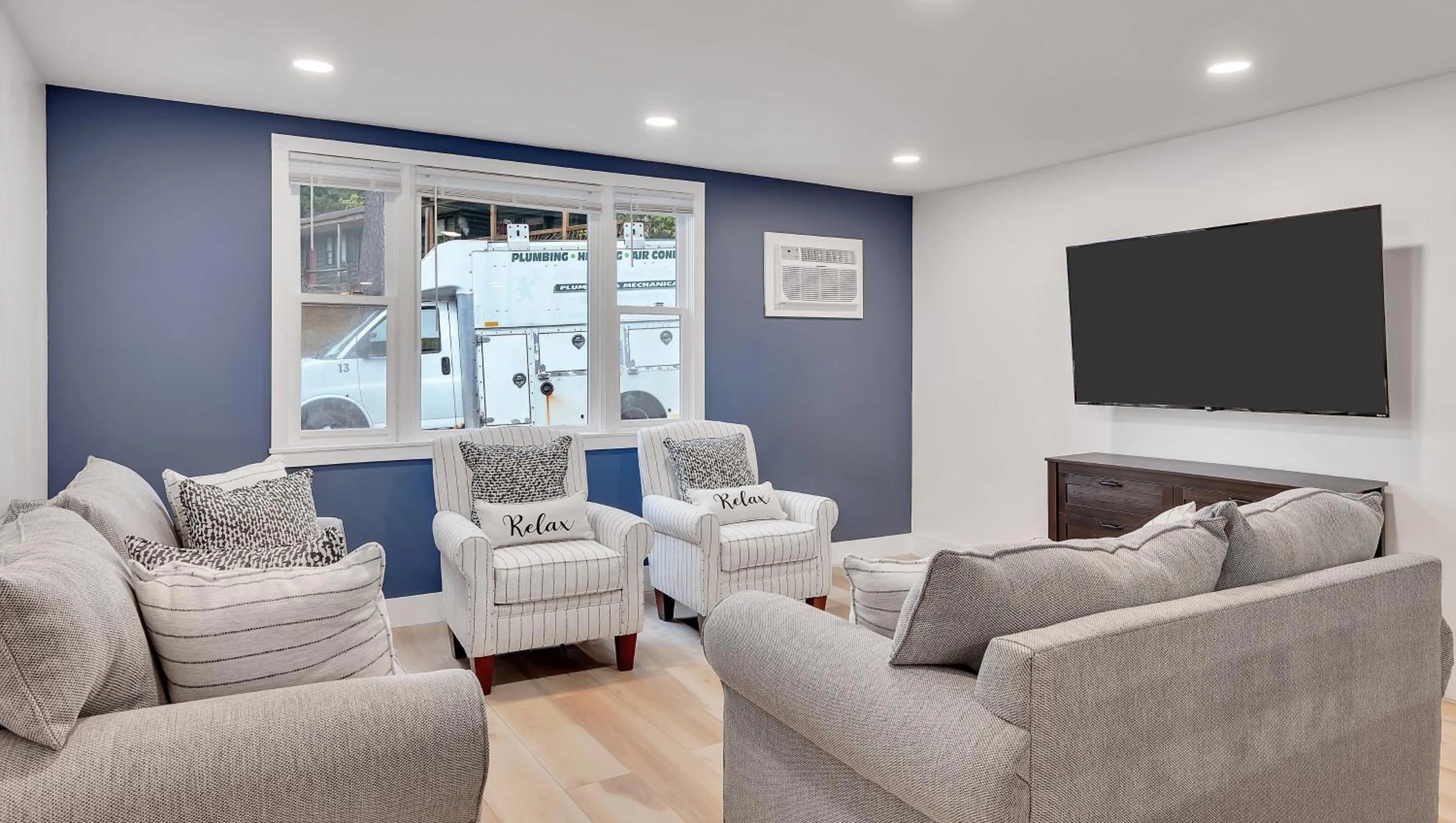 Living room in Motel Luzerne