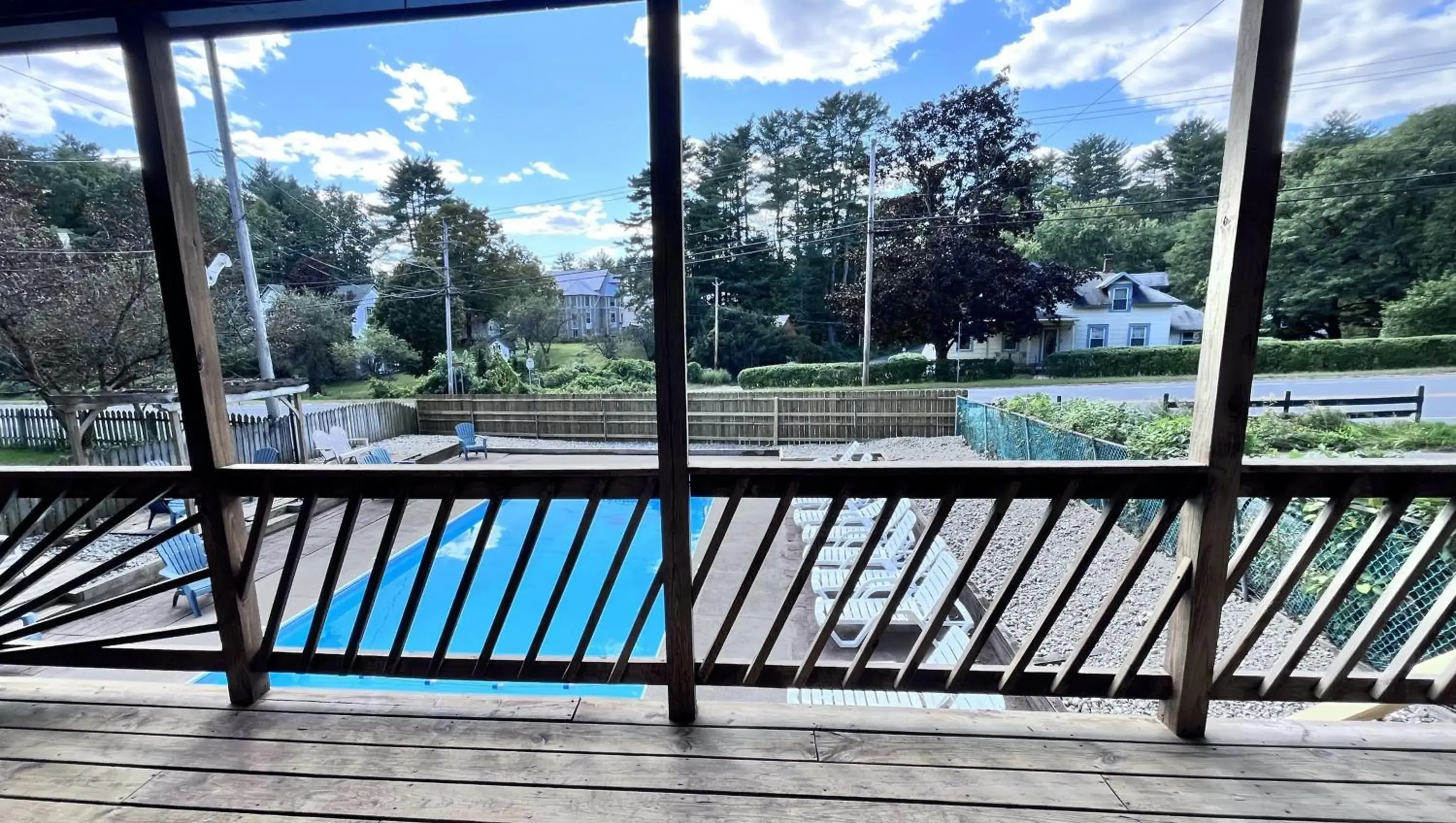 Property building in Motel Luzerne Property building in Motel Luzerne