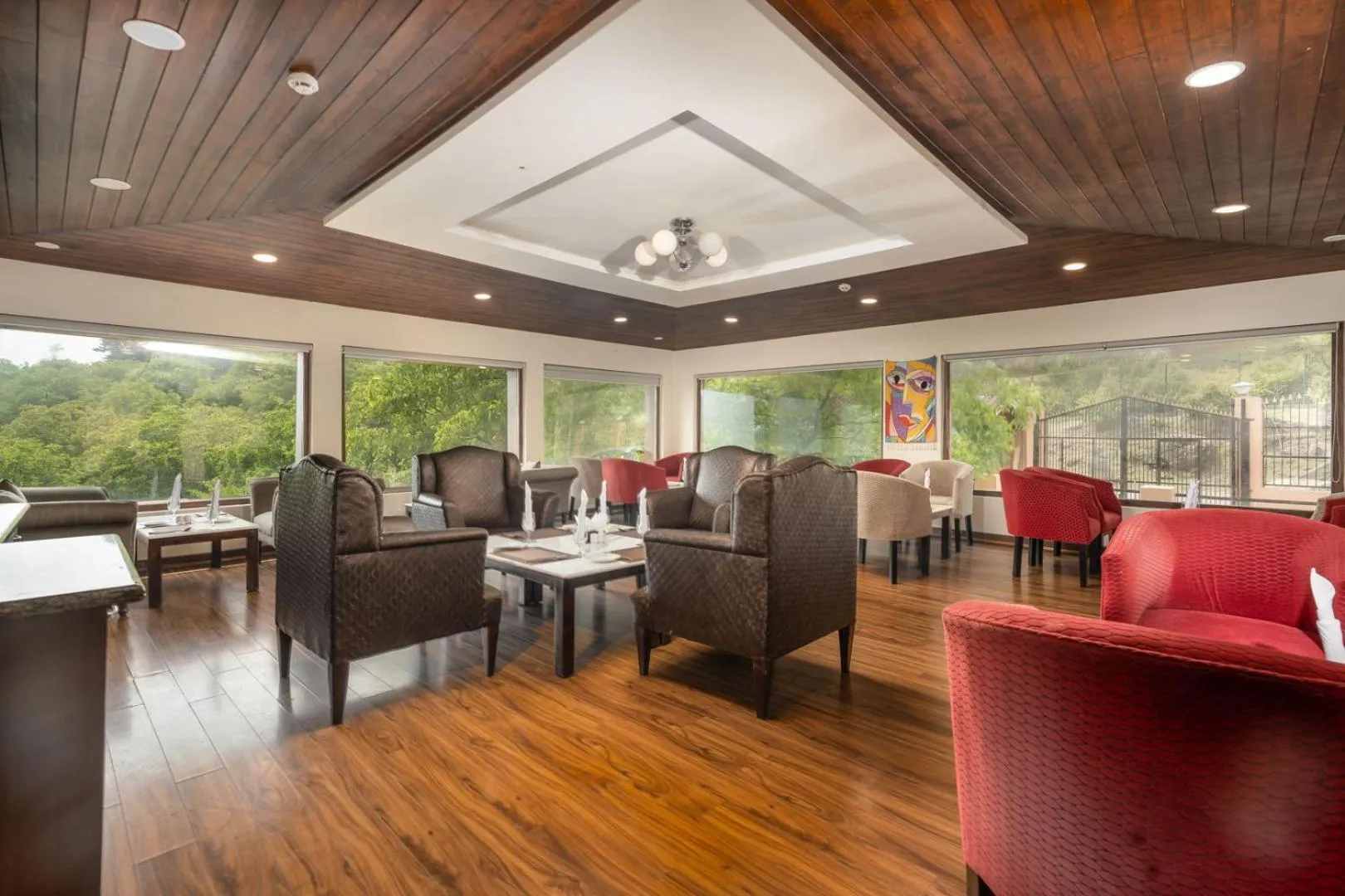 Seating area in The Chinar Resort & Spa, Pahalgam