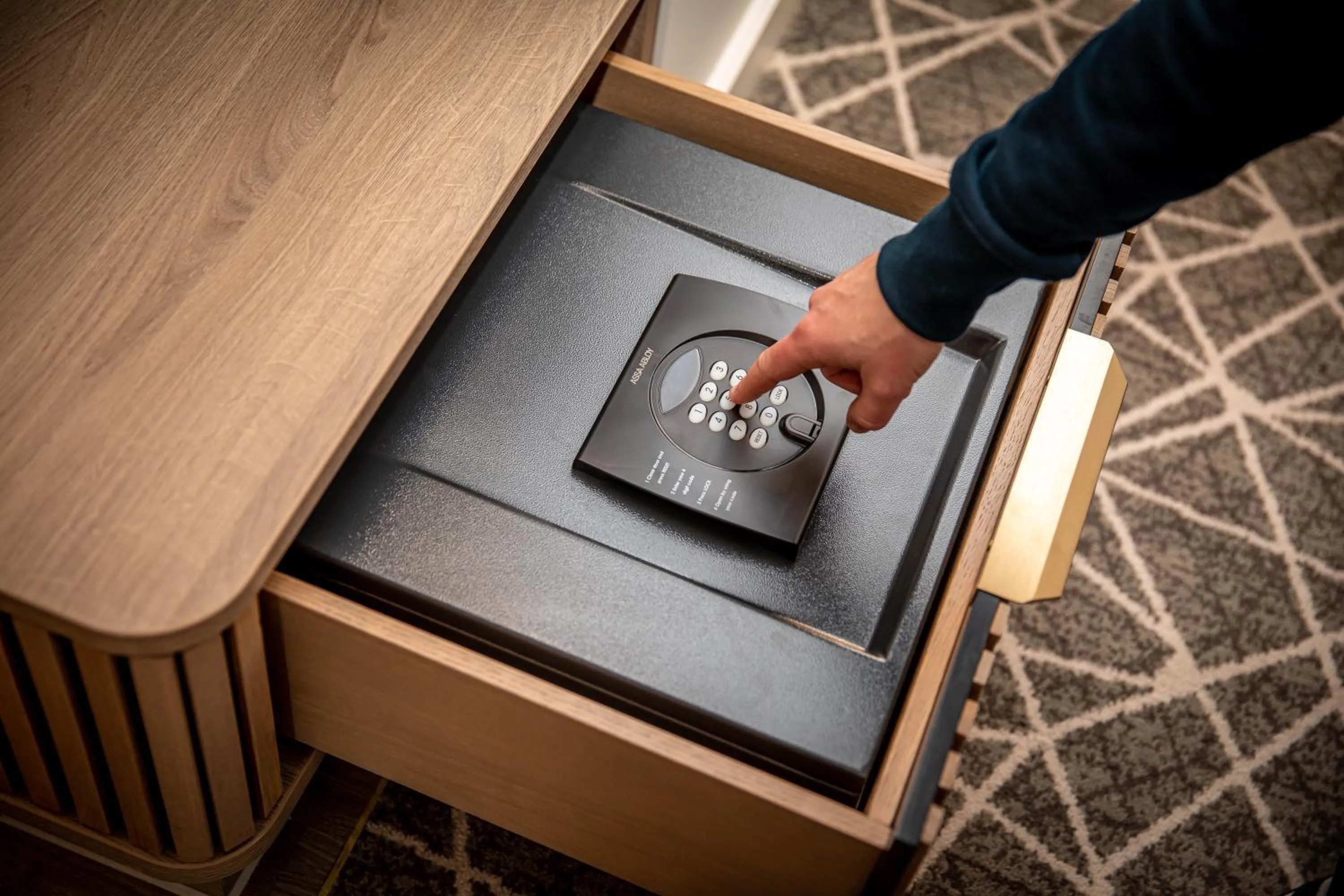 safe in The Landing Hotel