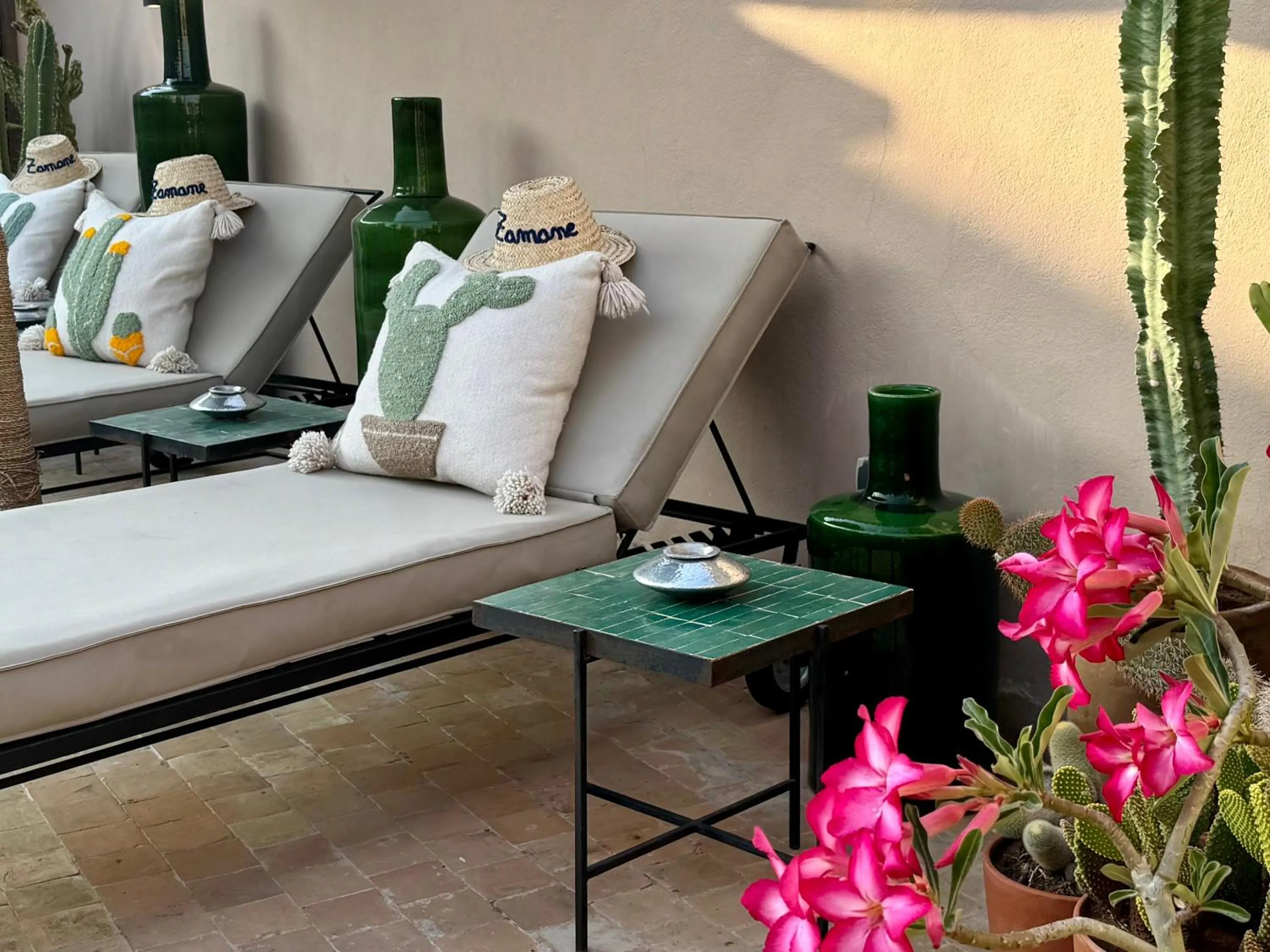 Patio in Riad Zamane Fès - Boutique & Spa