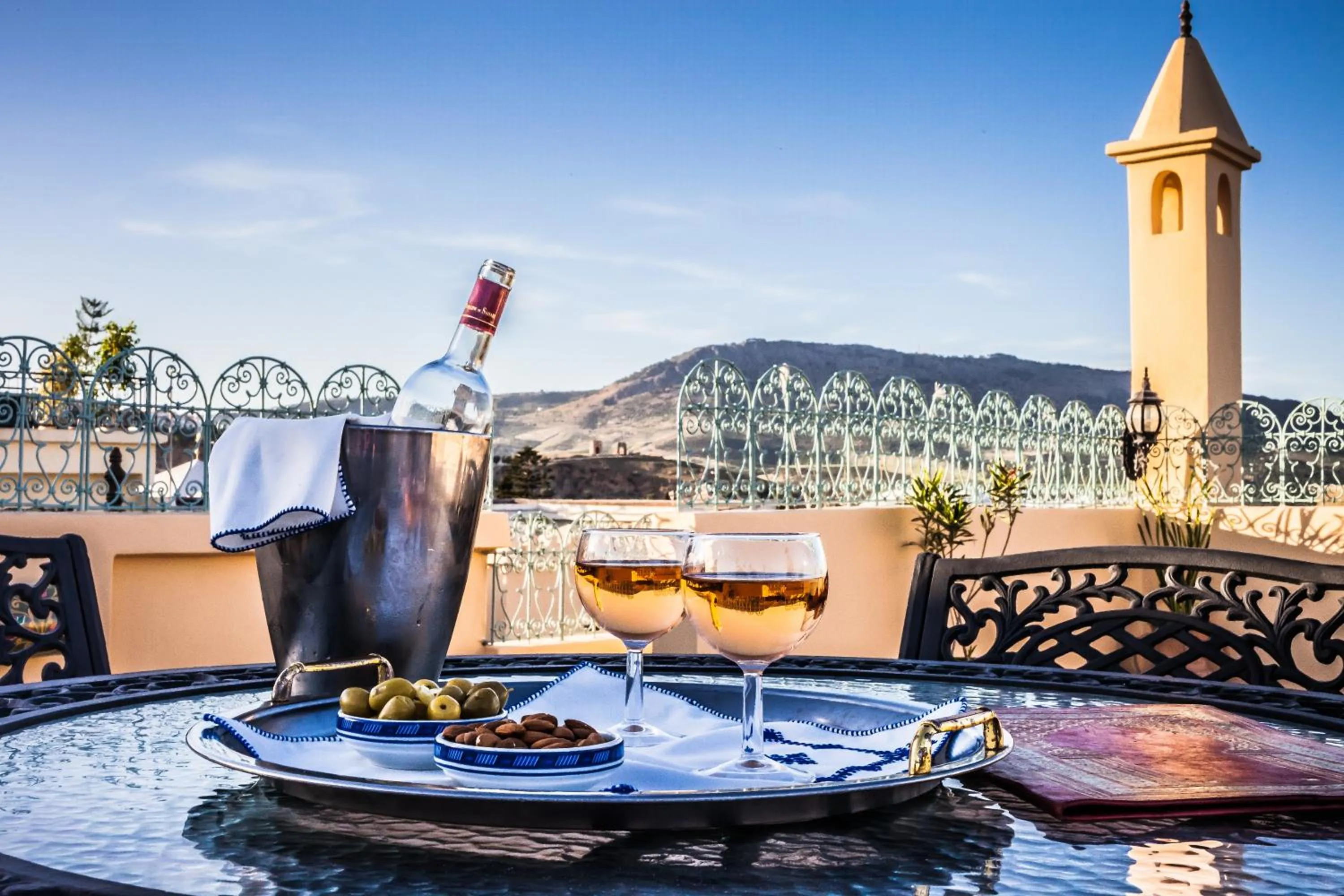 Patio in Riad Zamane Fès - Boutique & Spa