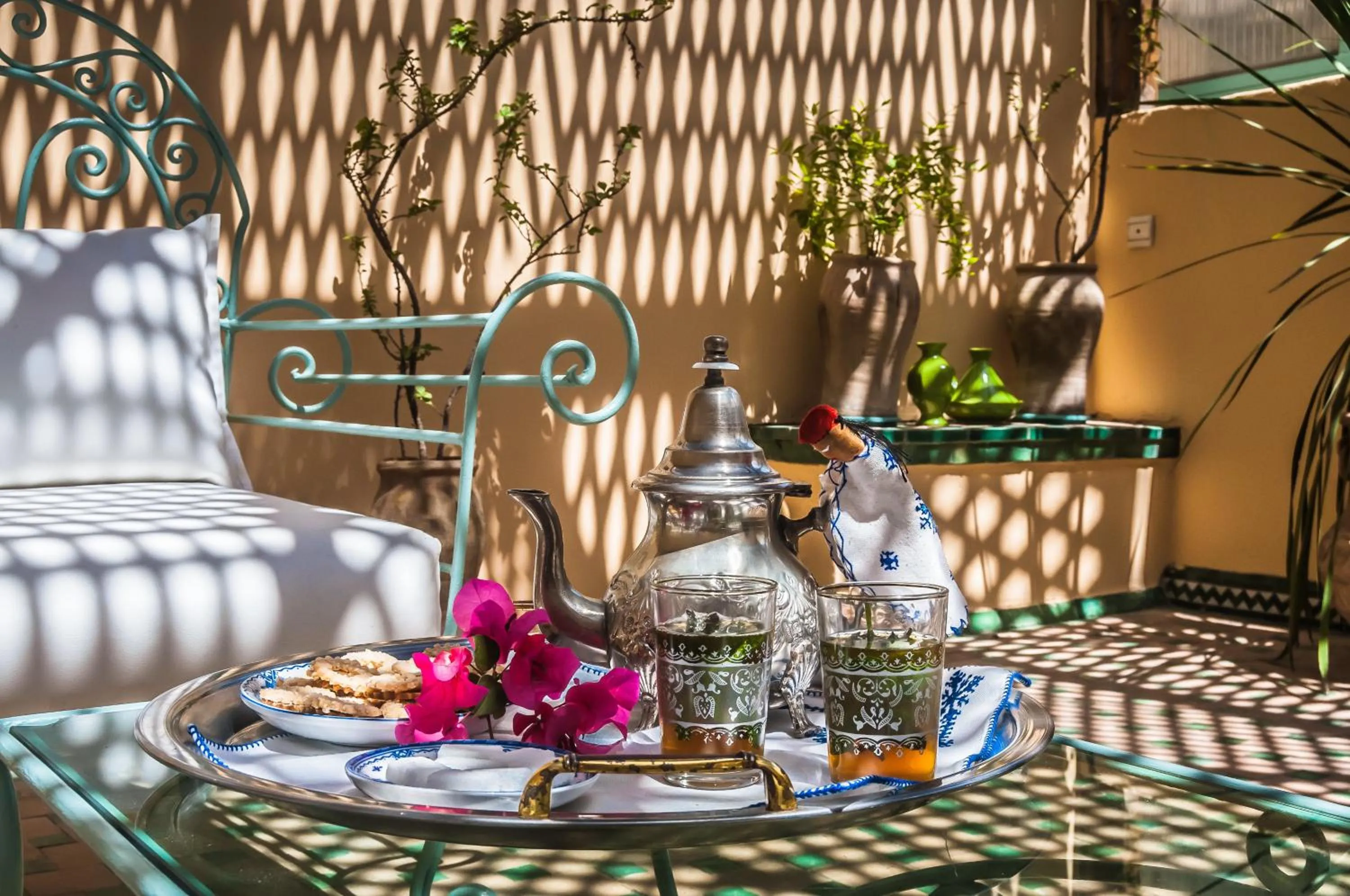 Balcony/Terrace in Riad Zamane Fès - Boutique & Spa