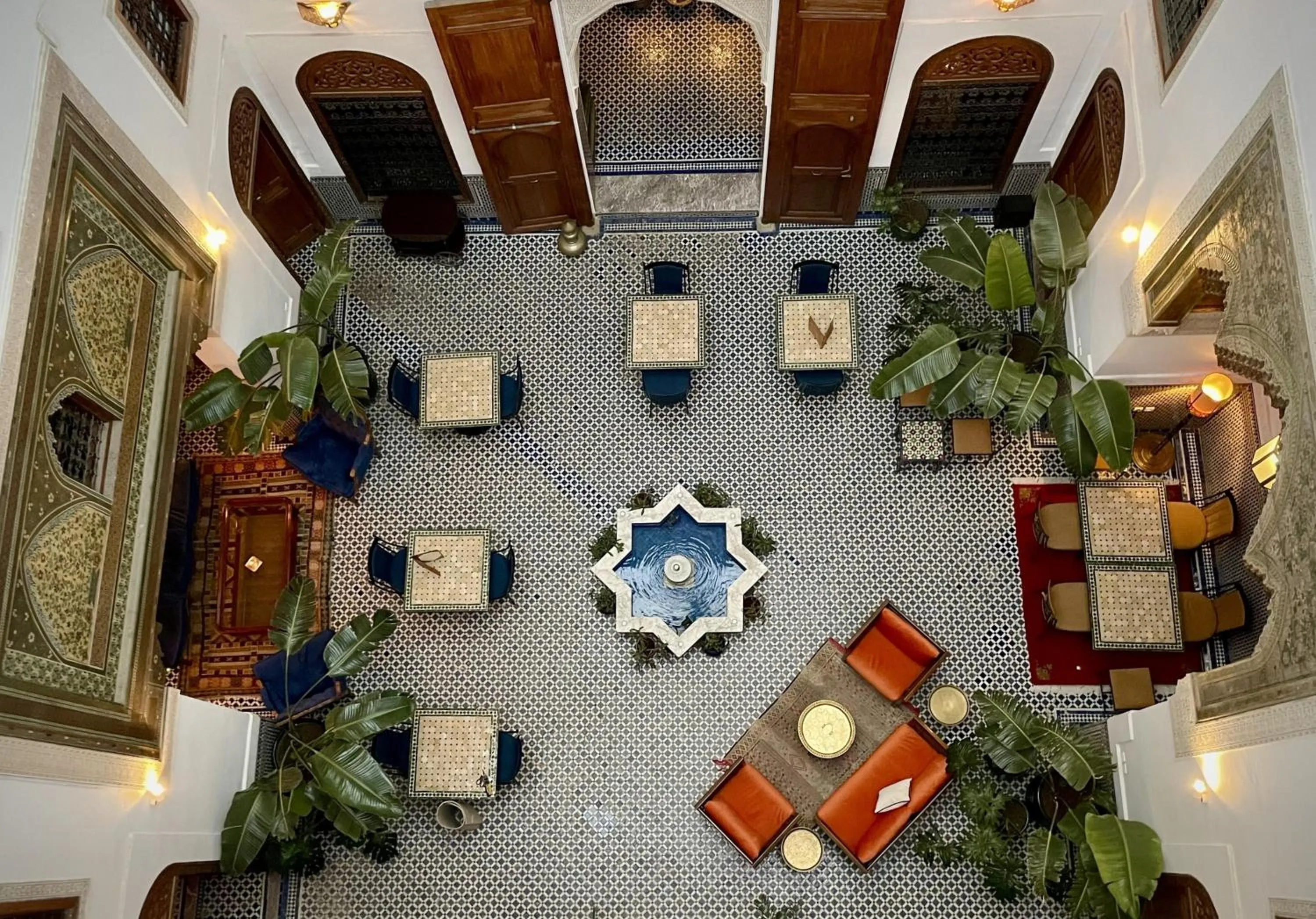 Bird's eye view in Riad Zamane Fès - Boutique & Spa