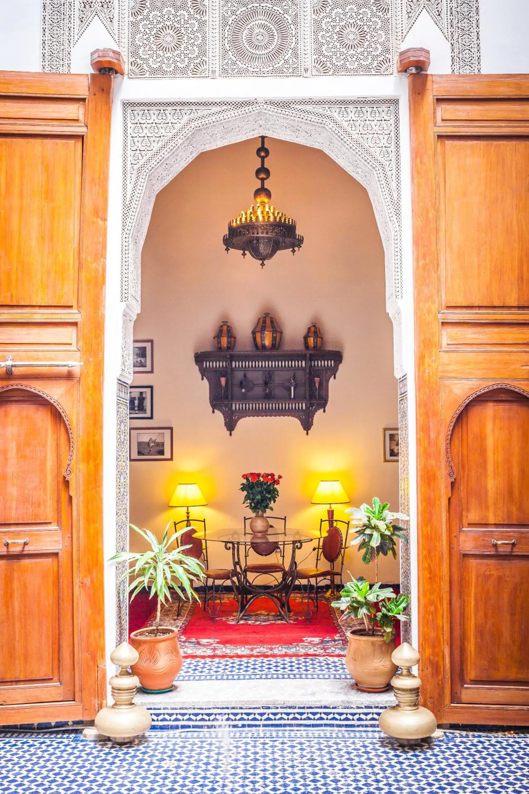Living room in Riad Zamane Fès - Boutique & Spa