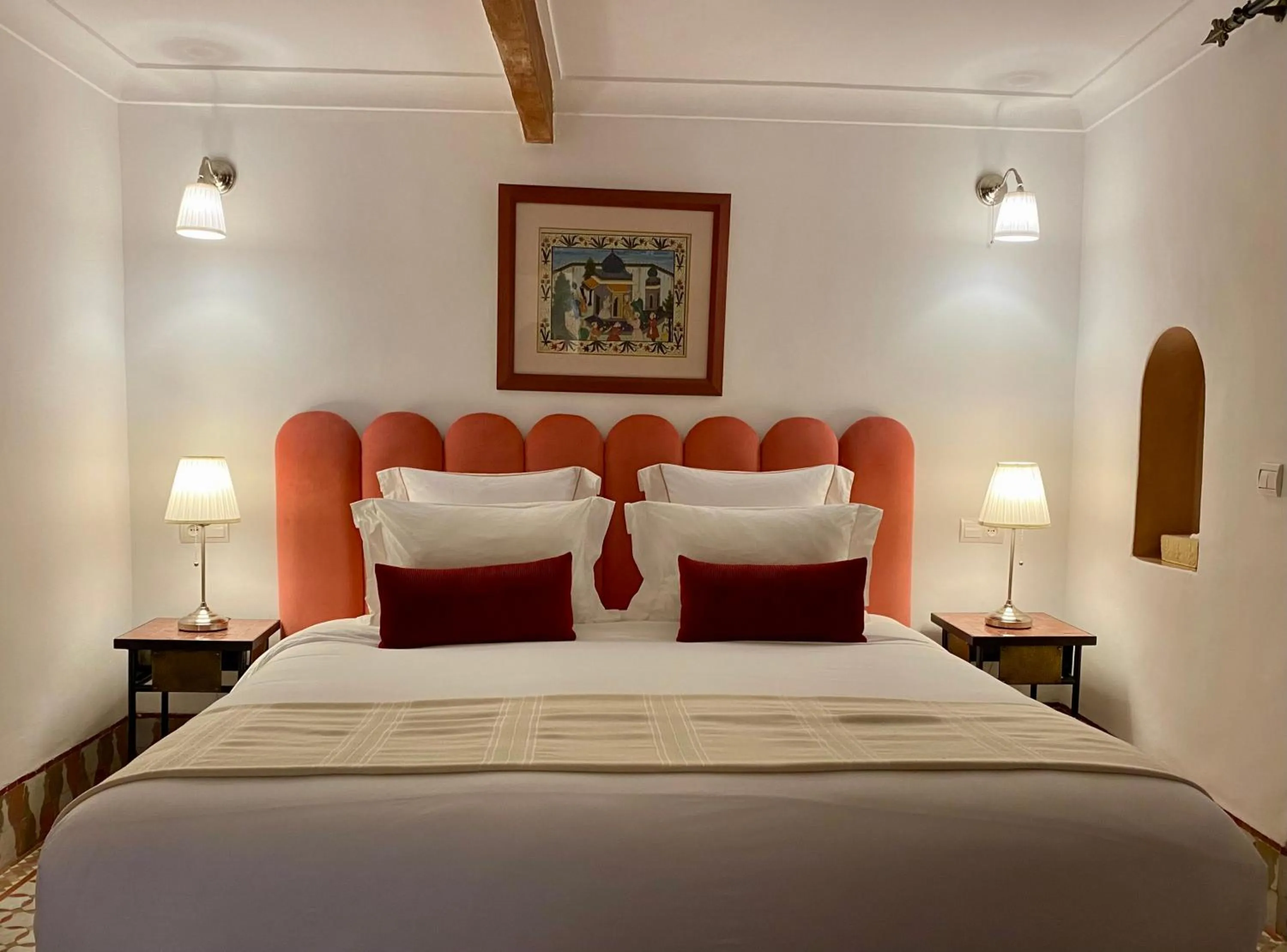 Bed in Riad Zamane Fès - Boutique & Spa