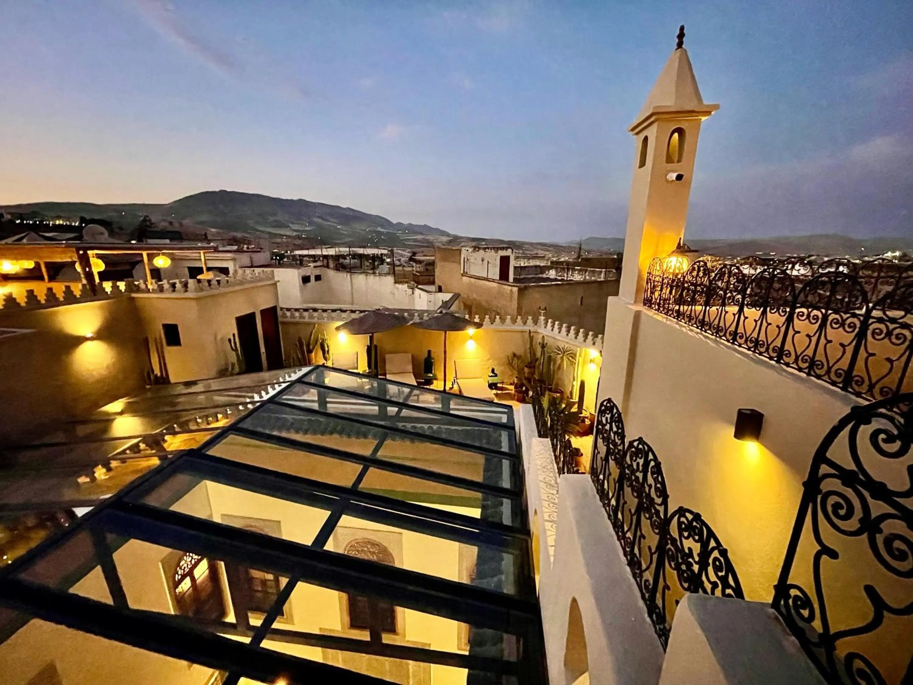 Patio in Riad Zamane Fès - Boutique & Spa