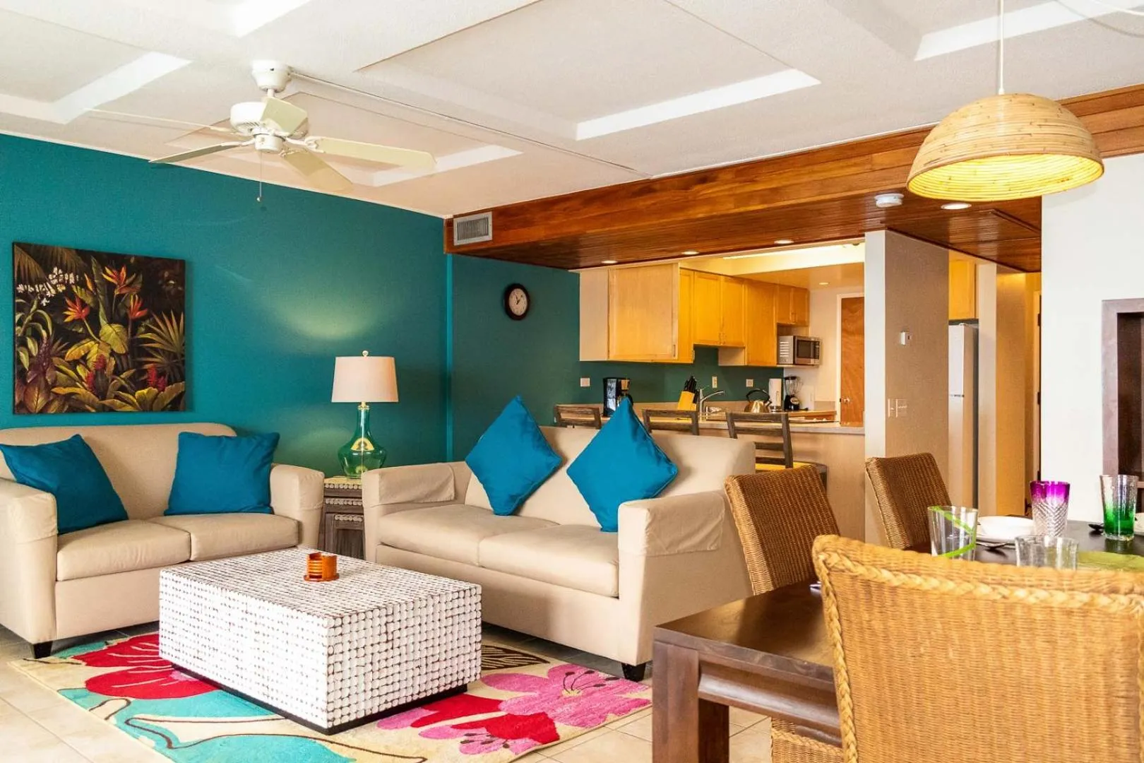 Living room in Hawaiian Princess Makaha