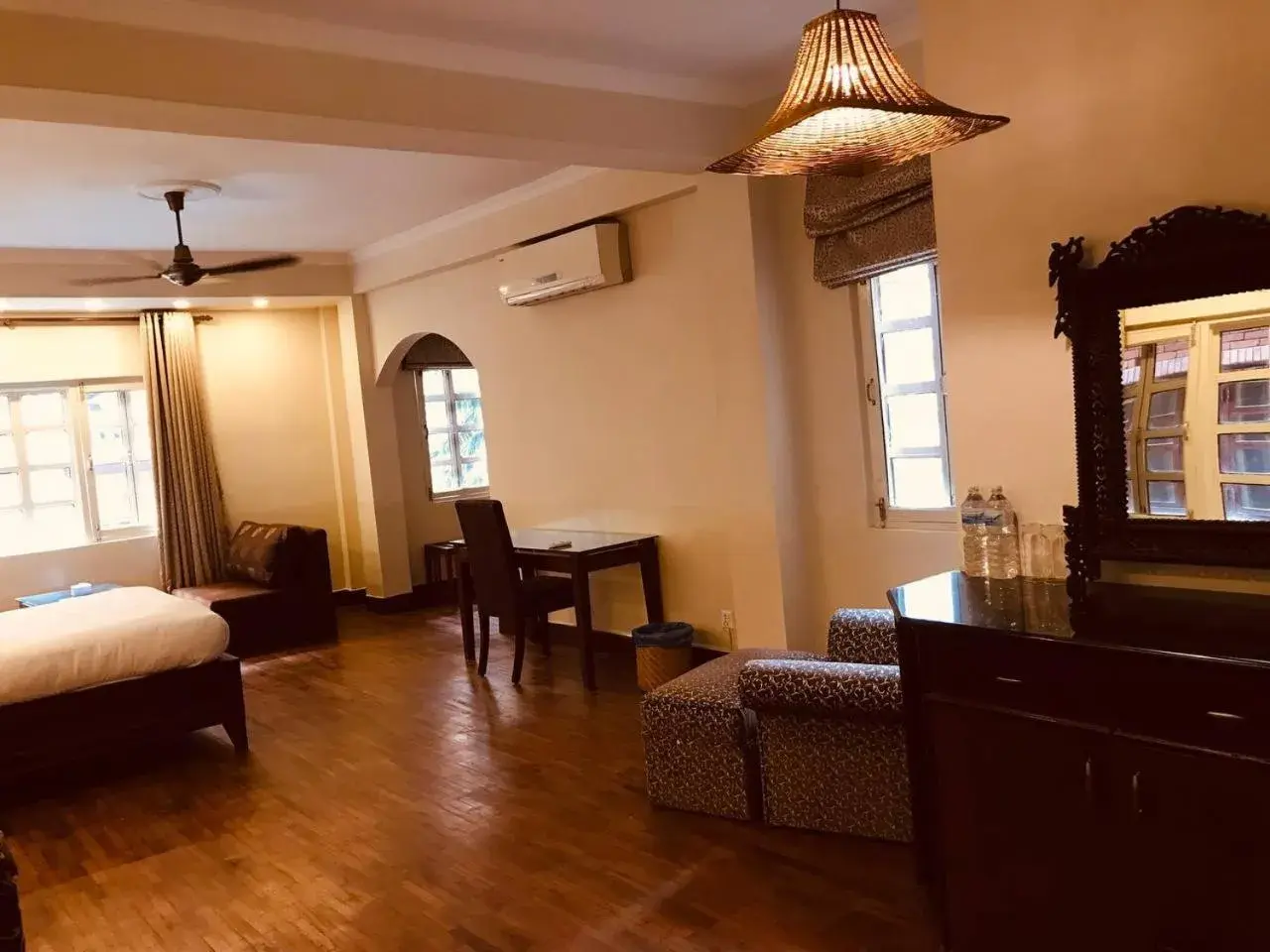 Bedroom, Bed in Courtyard Pujan Hotel Bedroom, Bed in Courtyard Pujan Hotel