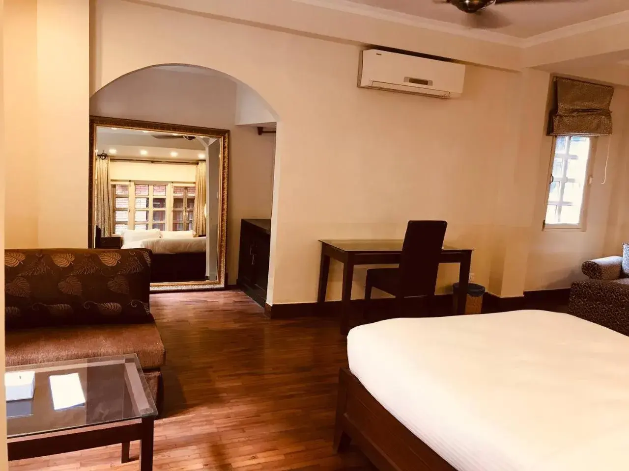 Bedroom, Bed in Courtyard Pujan Hotel Bedroom, Bed in Courtyard Pujan Hotel