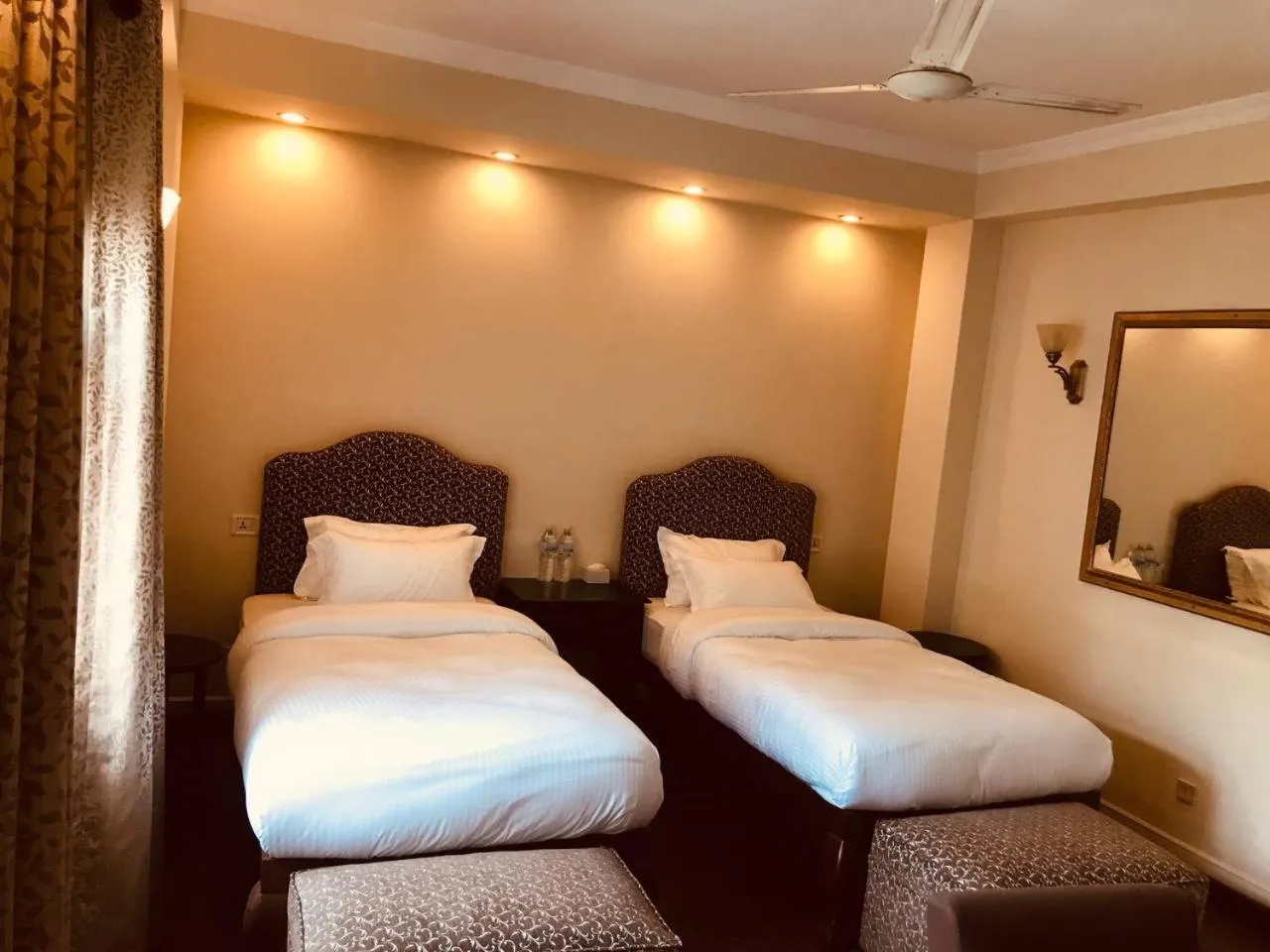 Bed in Courtyard Pujan Hotel