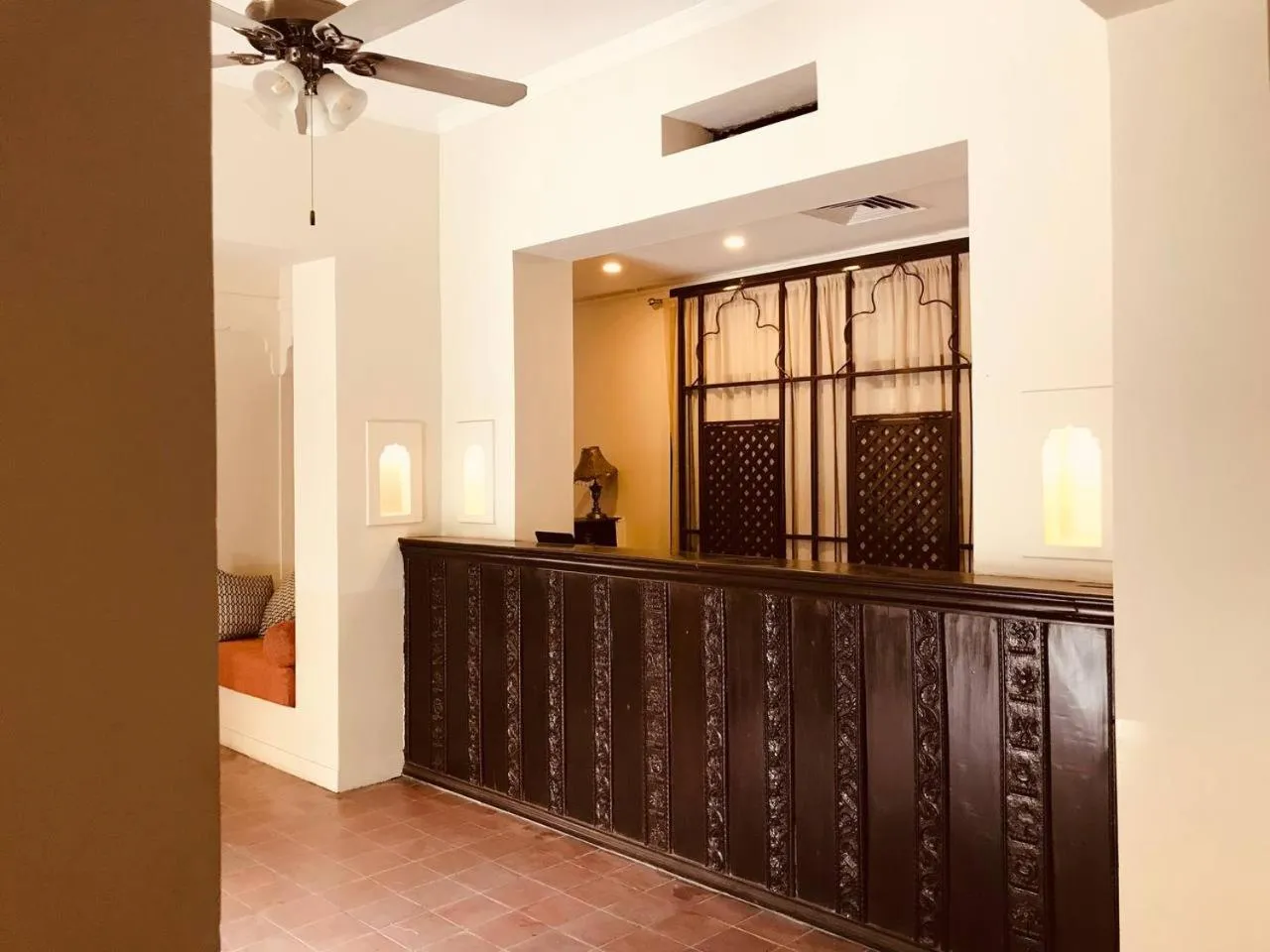 Lobby or reception in Courtyard Pujan Hotel