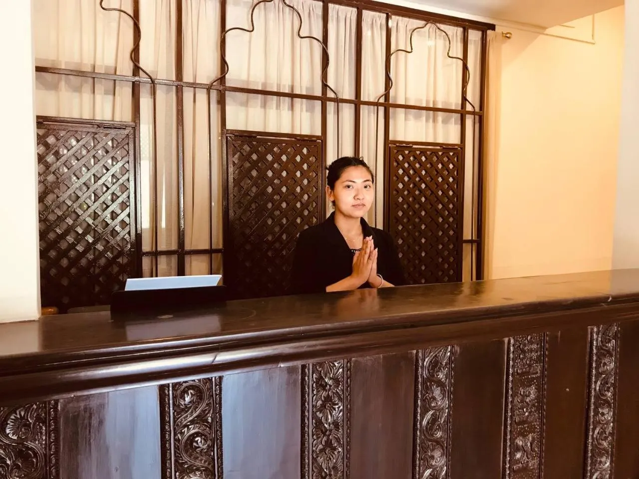 Lobby or reception in Courtyard Pujan Hotel