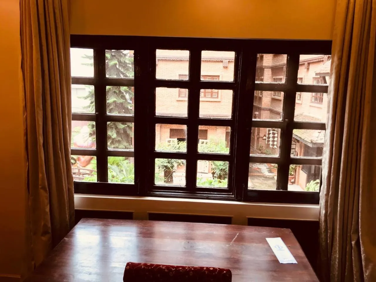 Garden view in Courtyard Pujan Hotel