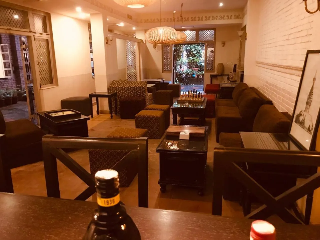 Lounge or bar in Courtyard Pujan Hotel