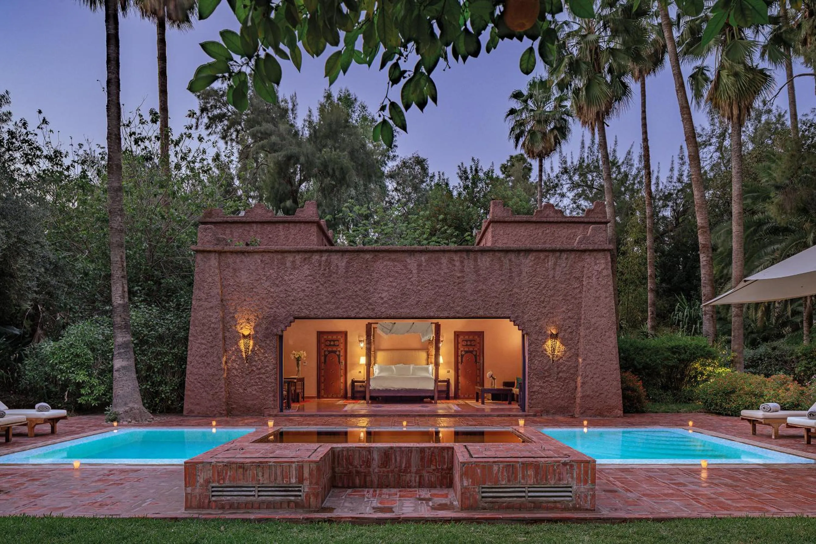 Swimming pool in Es Saadi Marrakech Resort - Palace