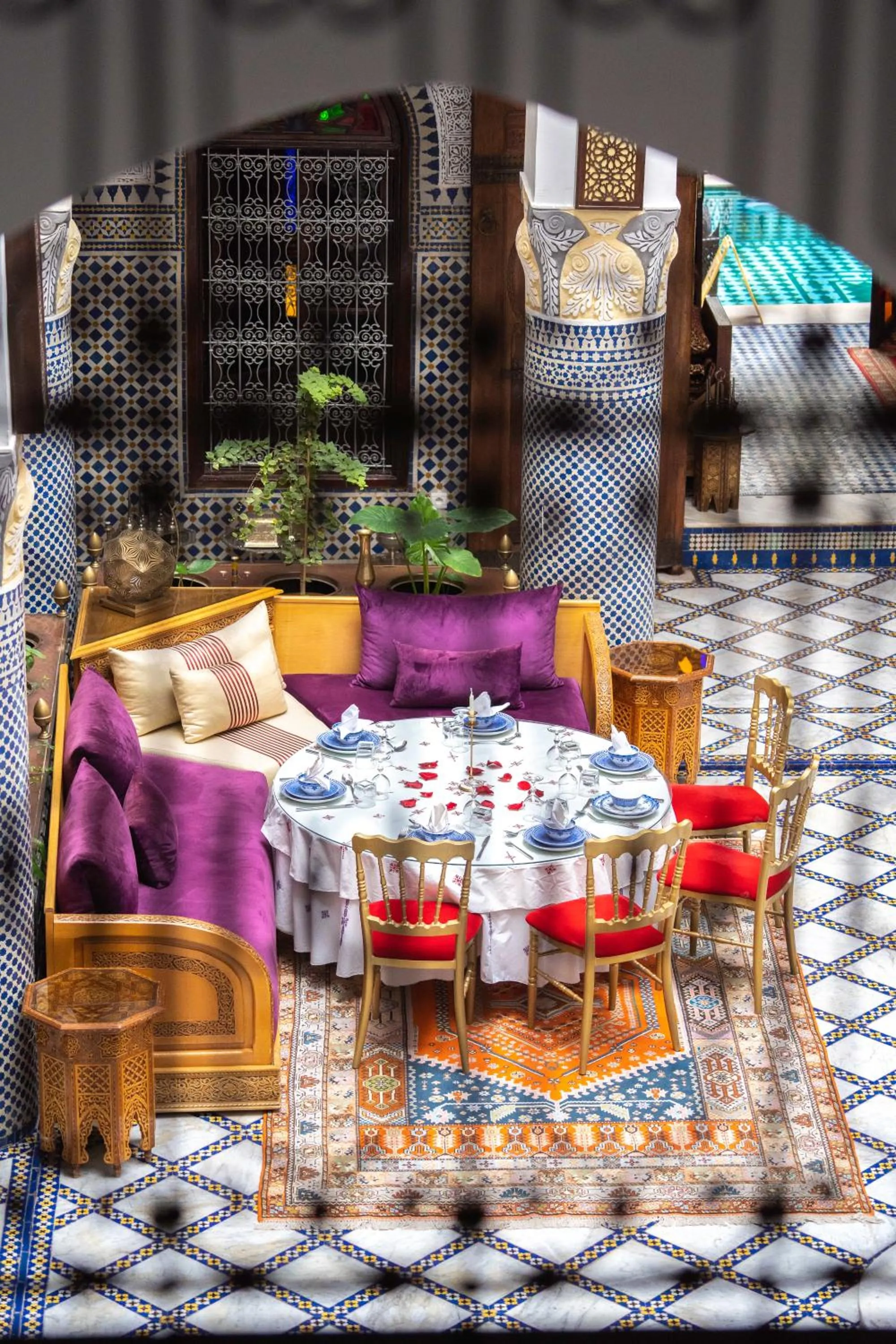Living room in Riad El Yacout