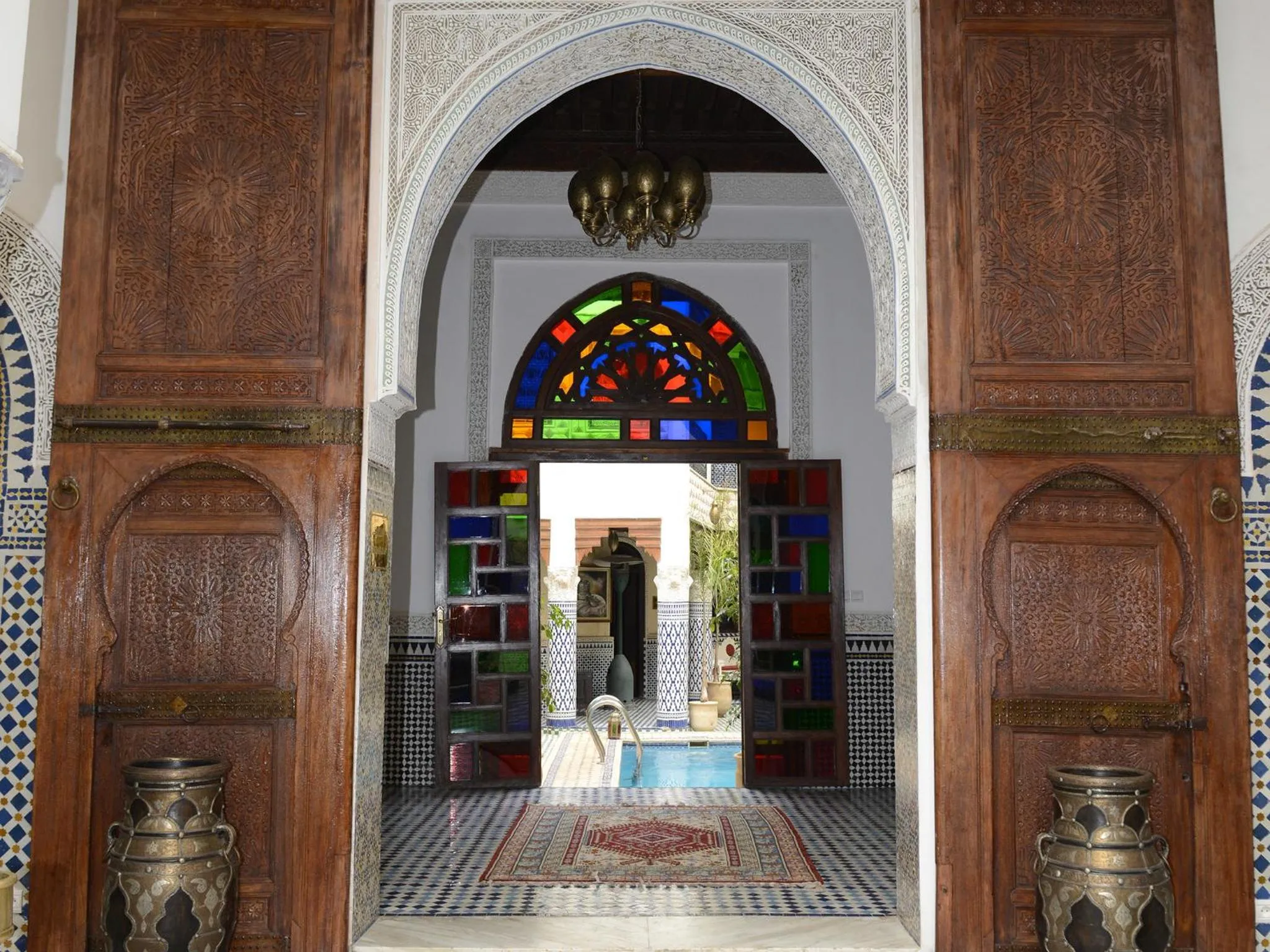 Decorative detail in Riad El Yacout