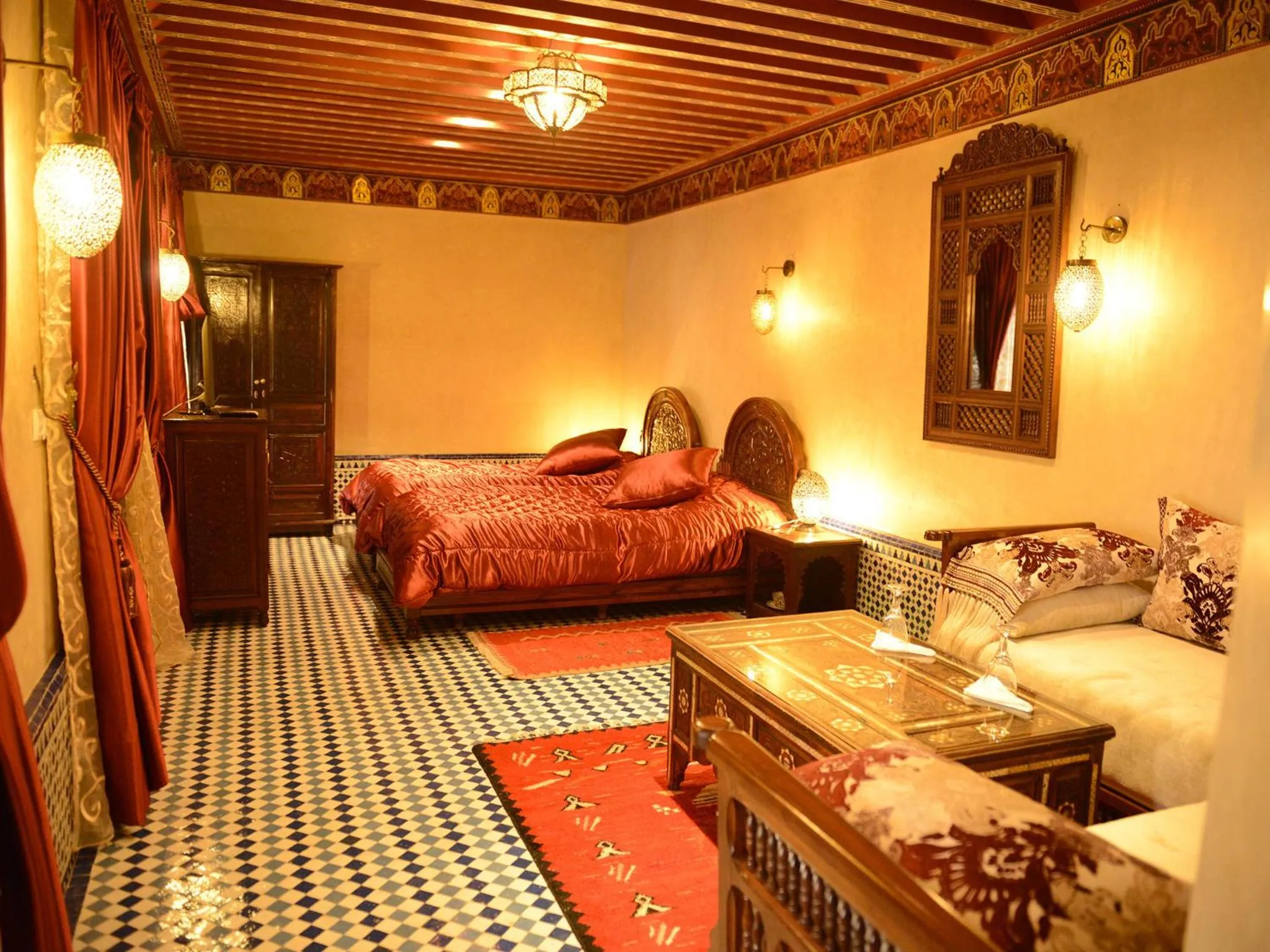 Bedroom, Bed in Riad El Yacout