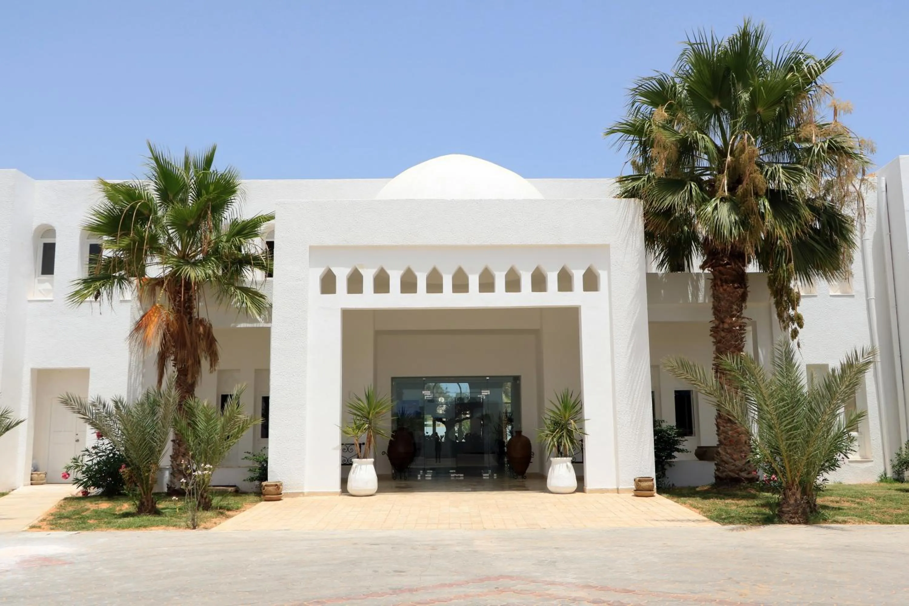 Facade/entrance in Hotel Riad Meninx Djerba