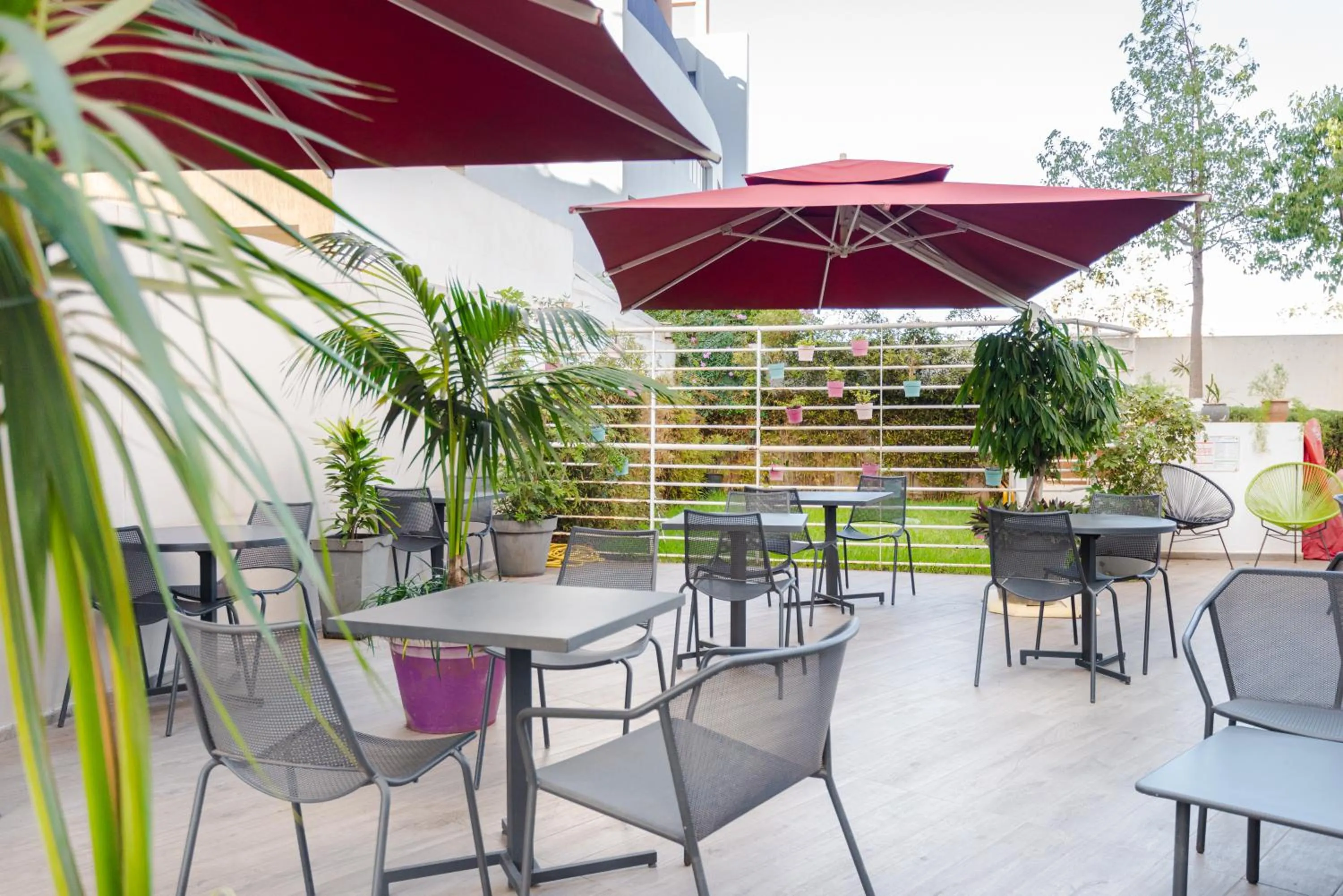 Patio in Ibis Casablanca Sidi Maarouf