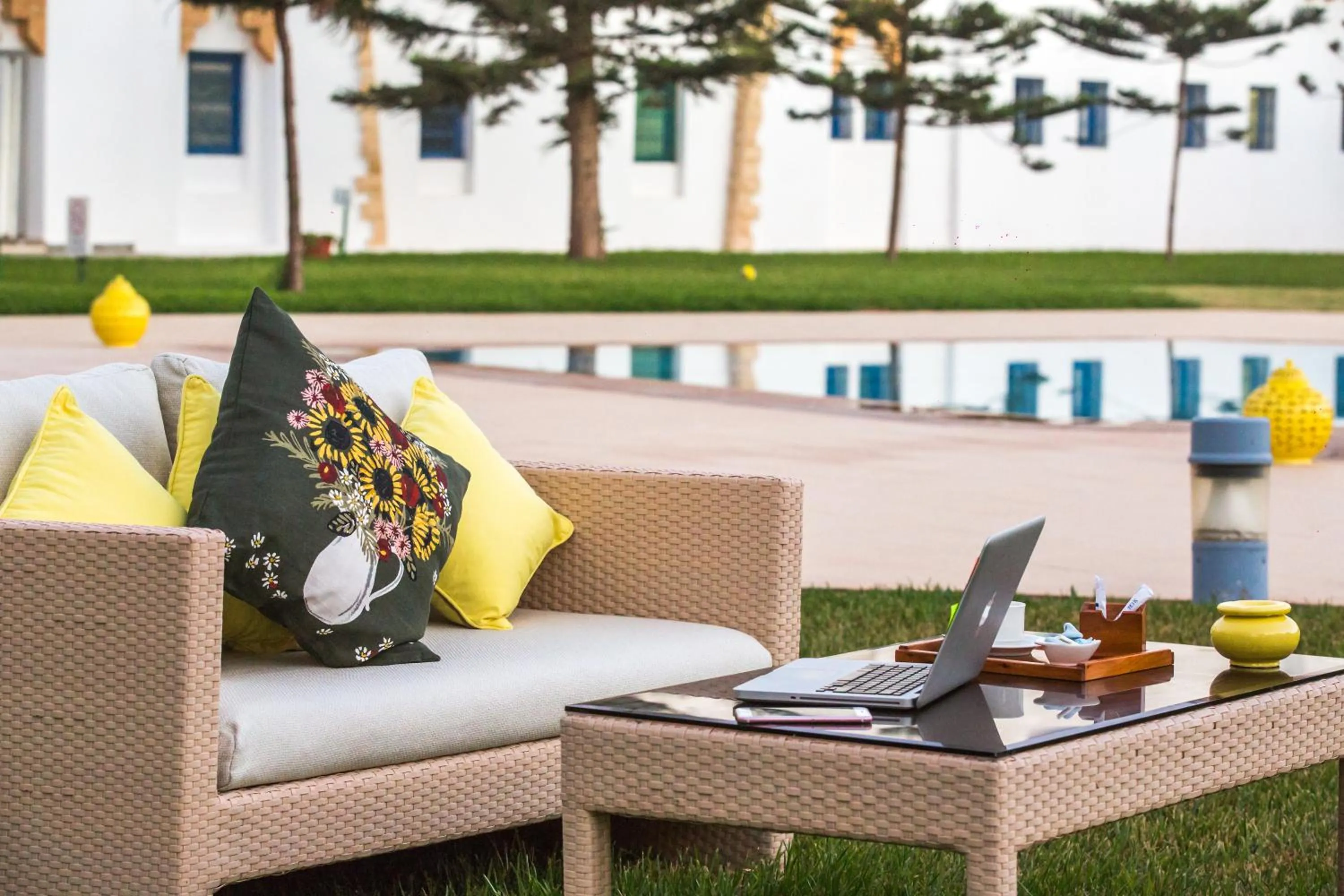 Garden in Hôtel La Perle de Mogador
