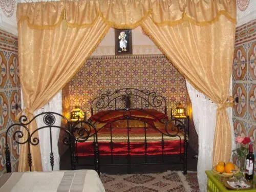 Bed in Riad Maryam Taroudant
