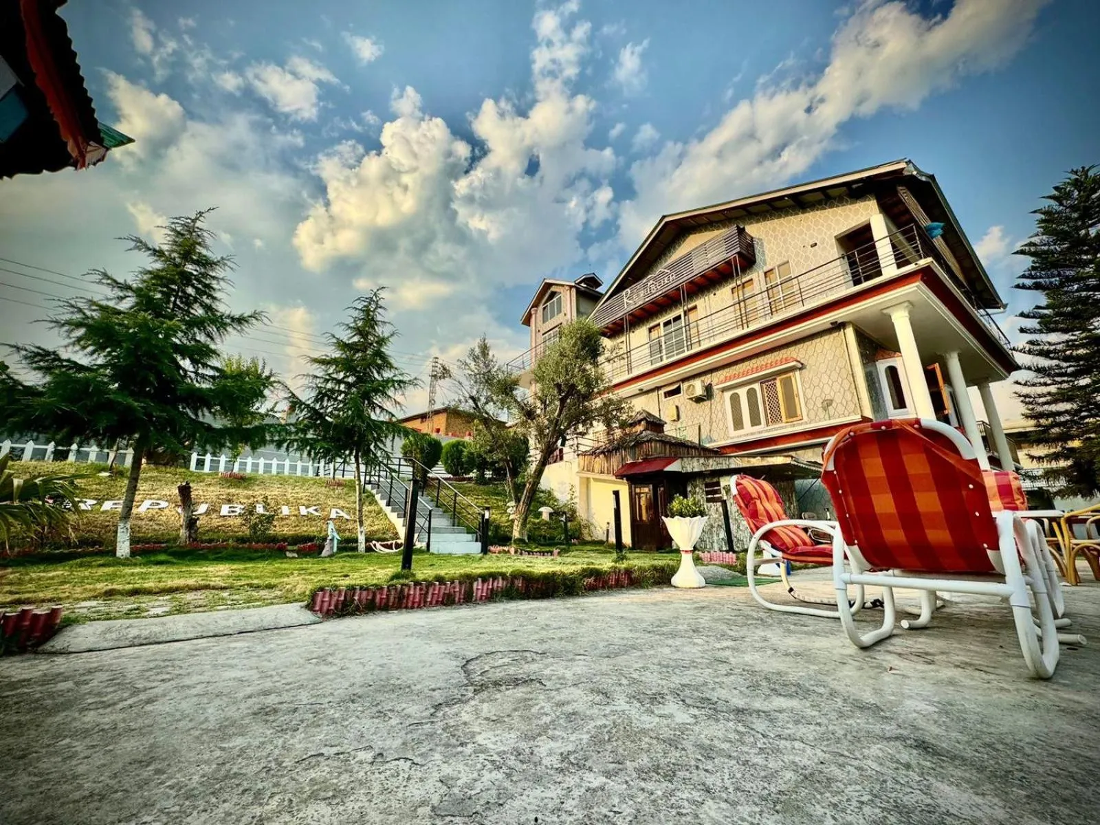 Property building in Republika Central Hotel & Resort