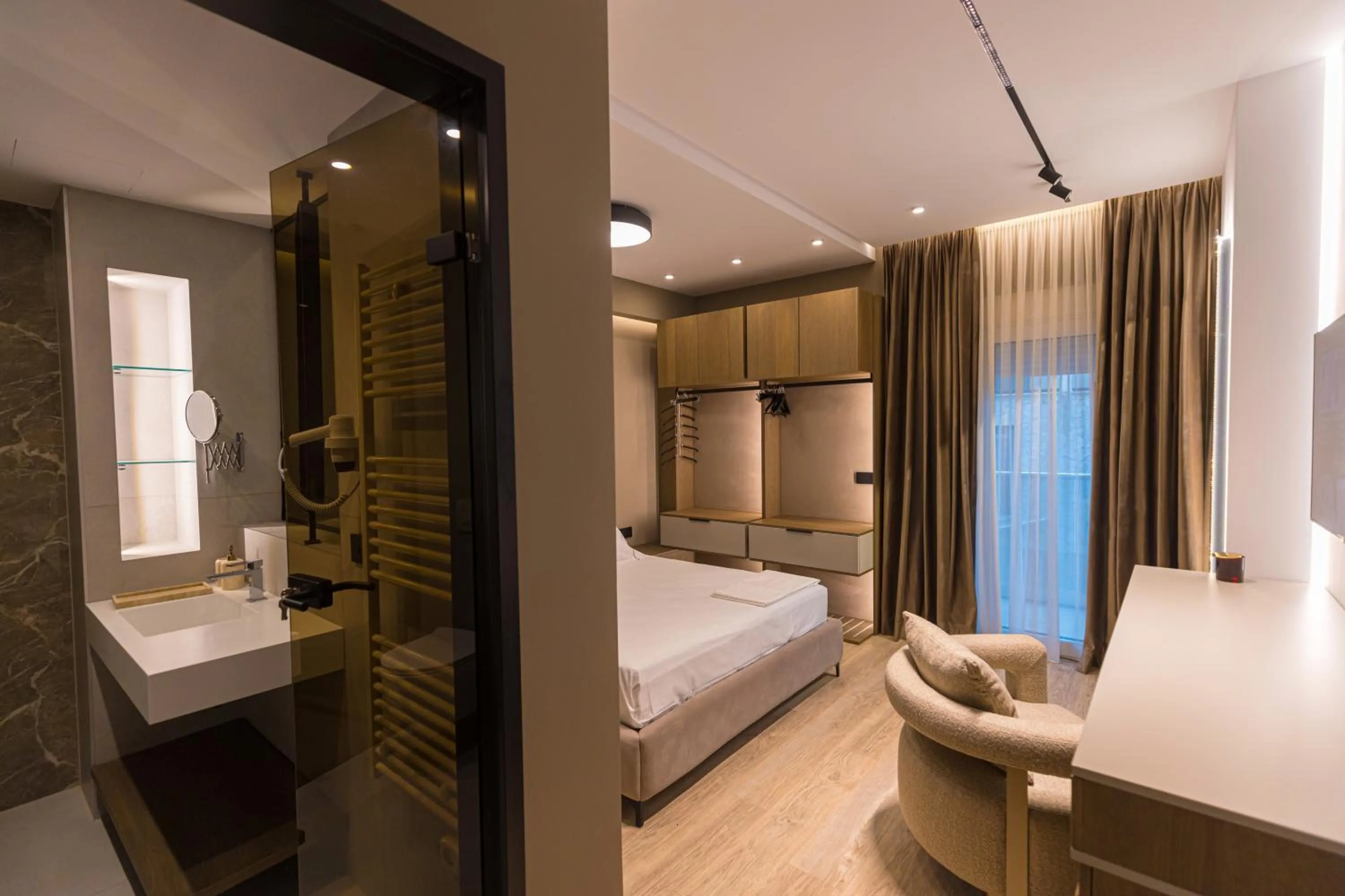 Bed in Miramare Apartments