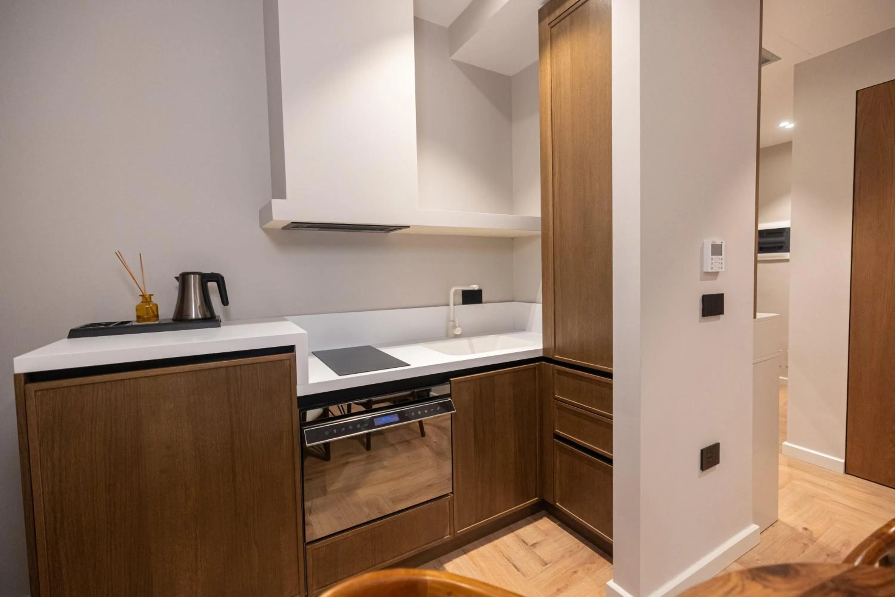 Kitchen or kitchenette in Miramare Apartments