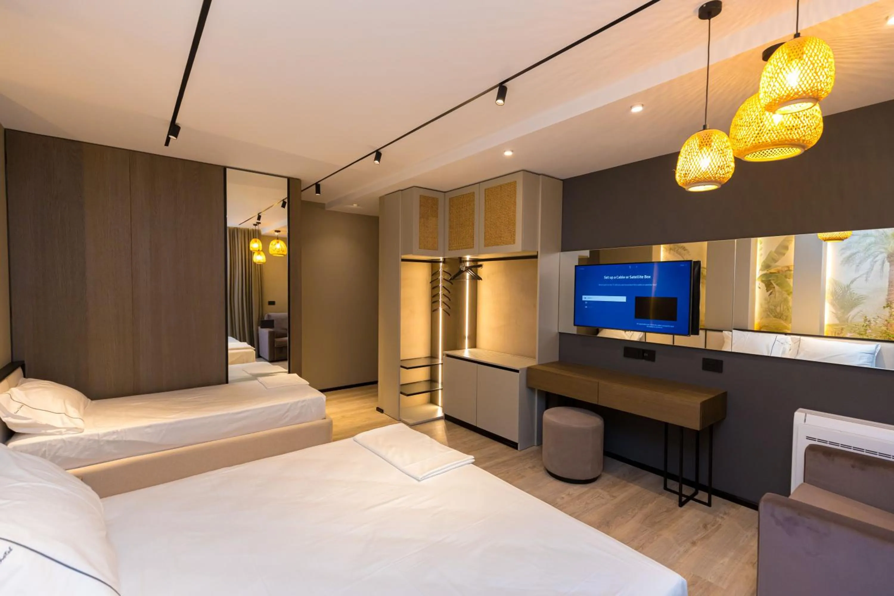 Bed in Miramare Apartments