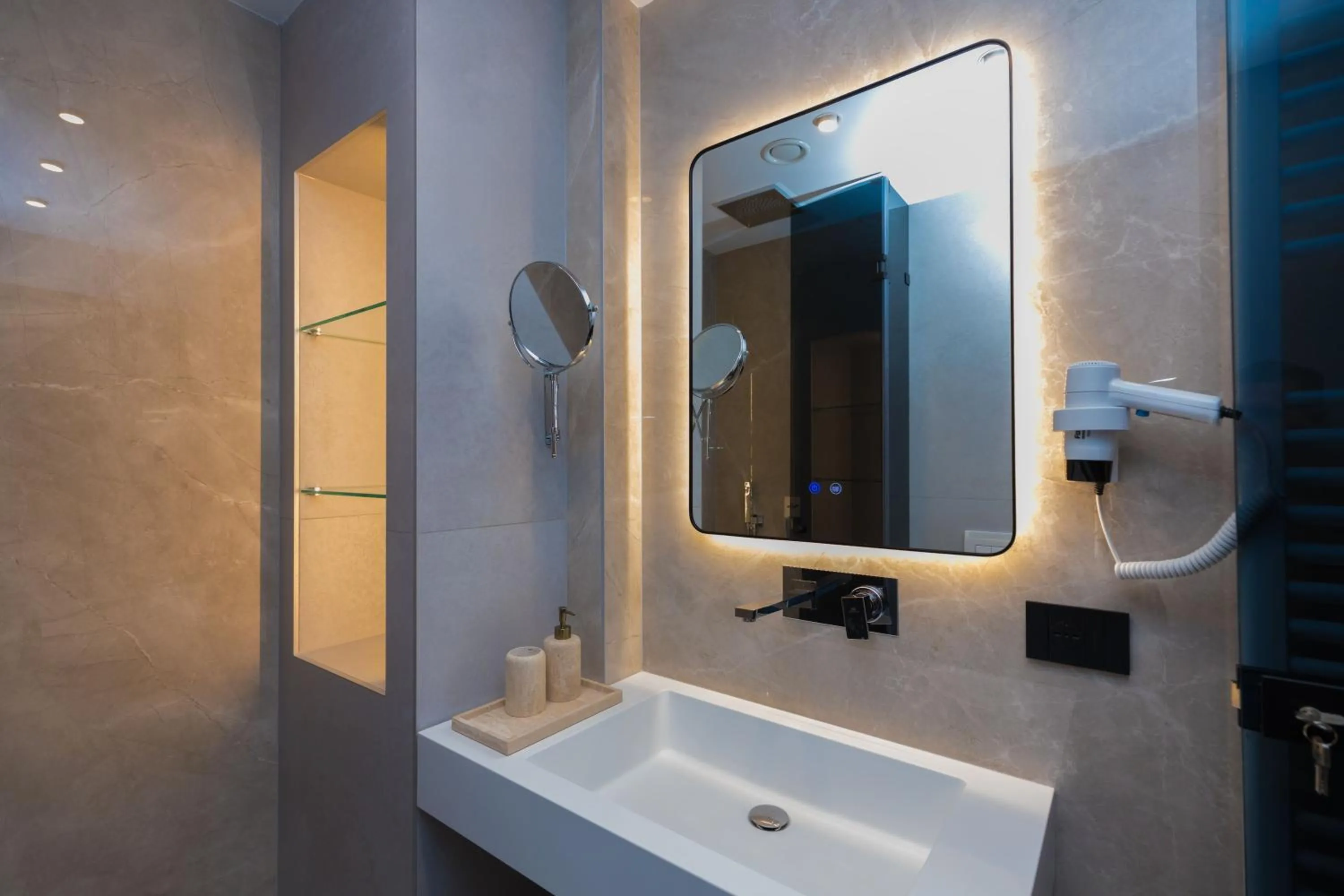 Shower in Miramare Apartments