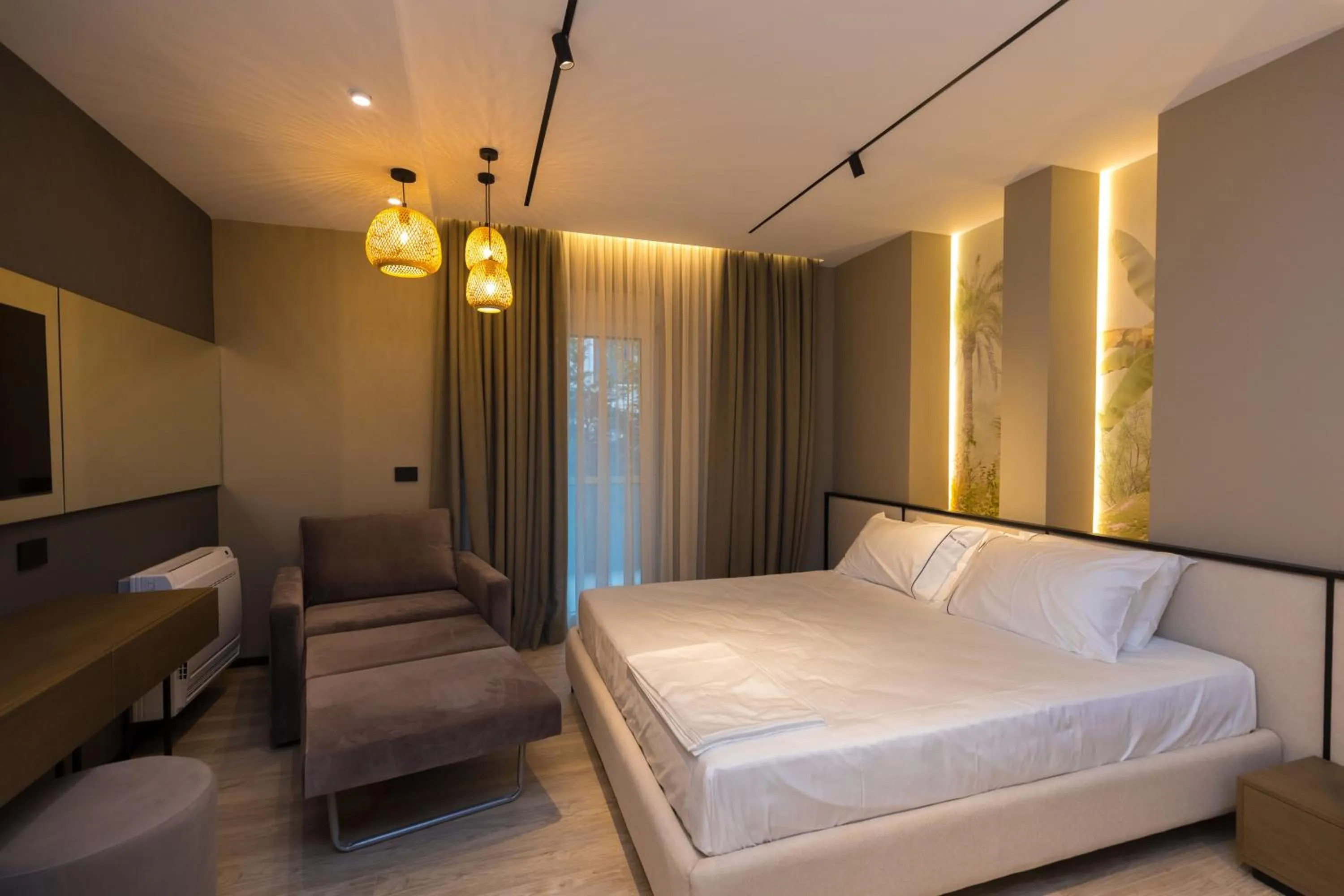 Bed in Miramare Apartments