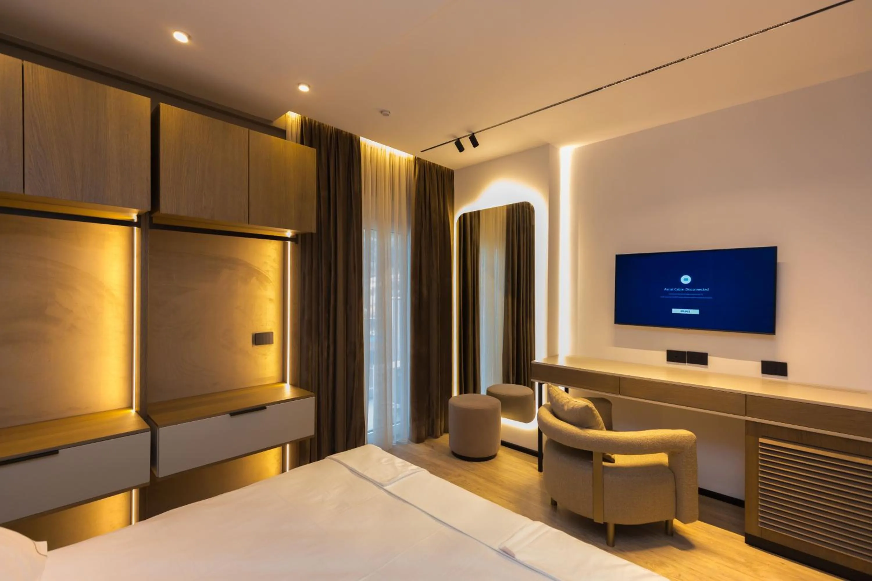 Bed in Miramare Apartments