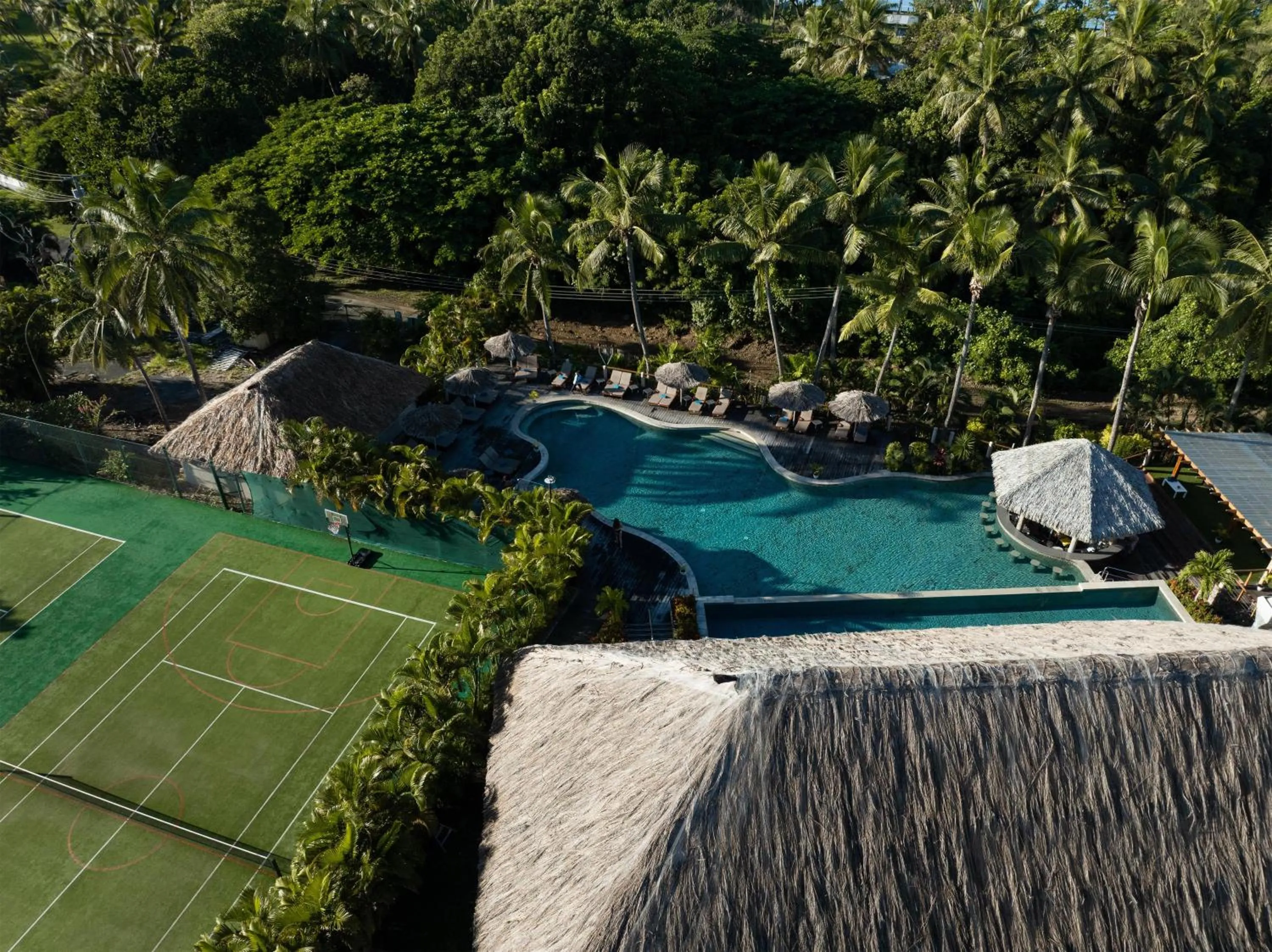 Property building in Outrigger Fiji Beach Resort