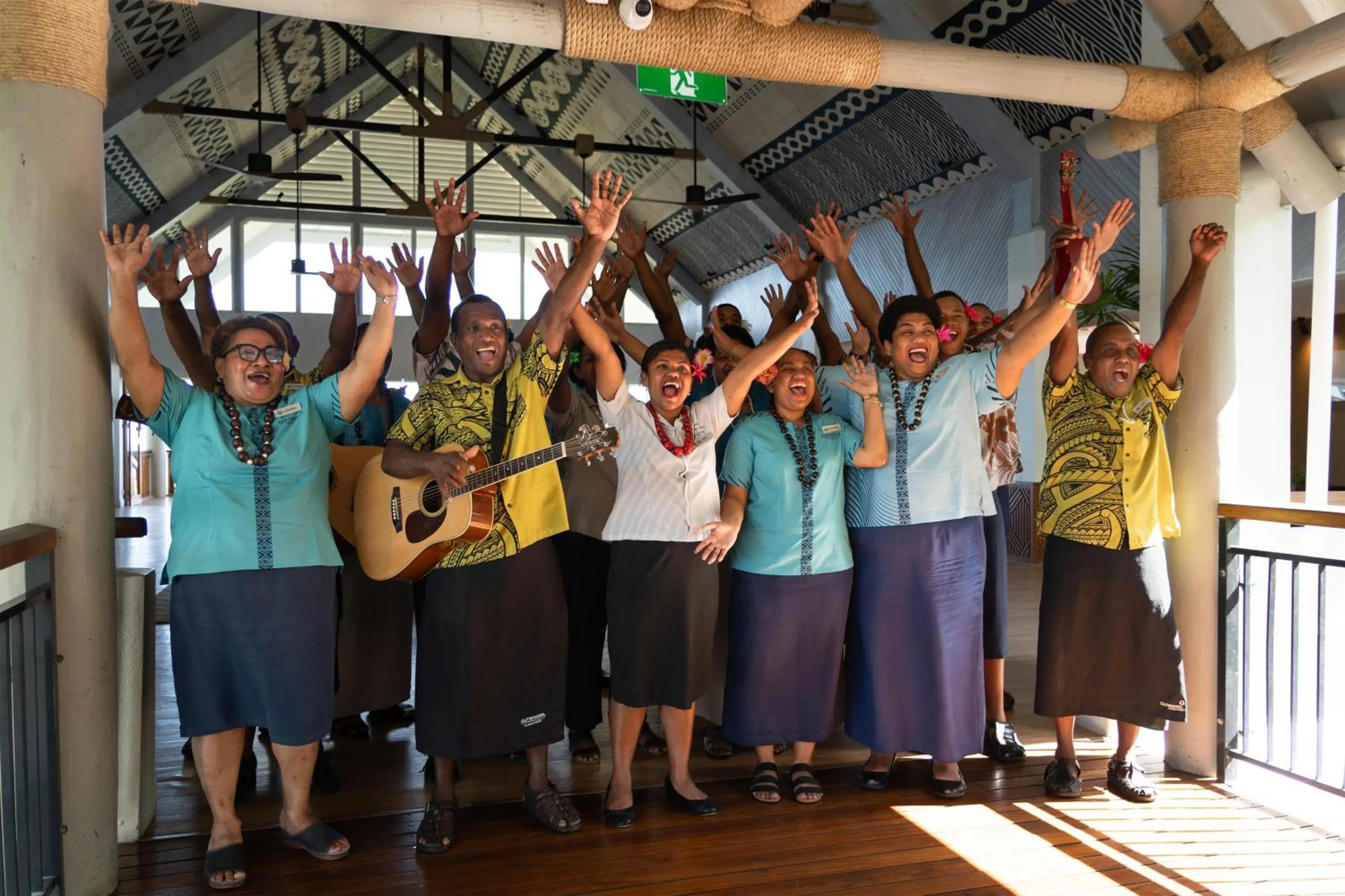 Property building in Outrigger Fiji Beach Resort
