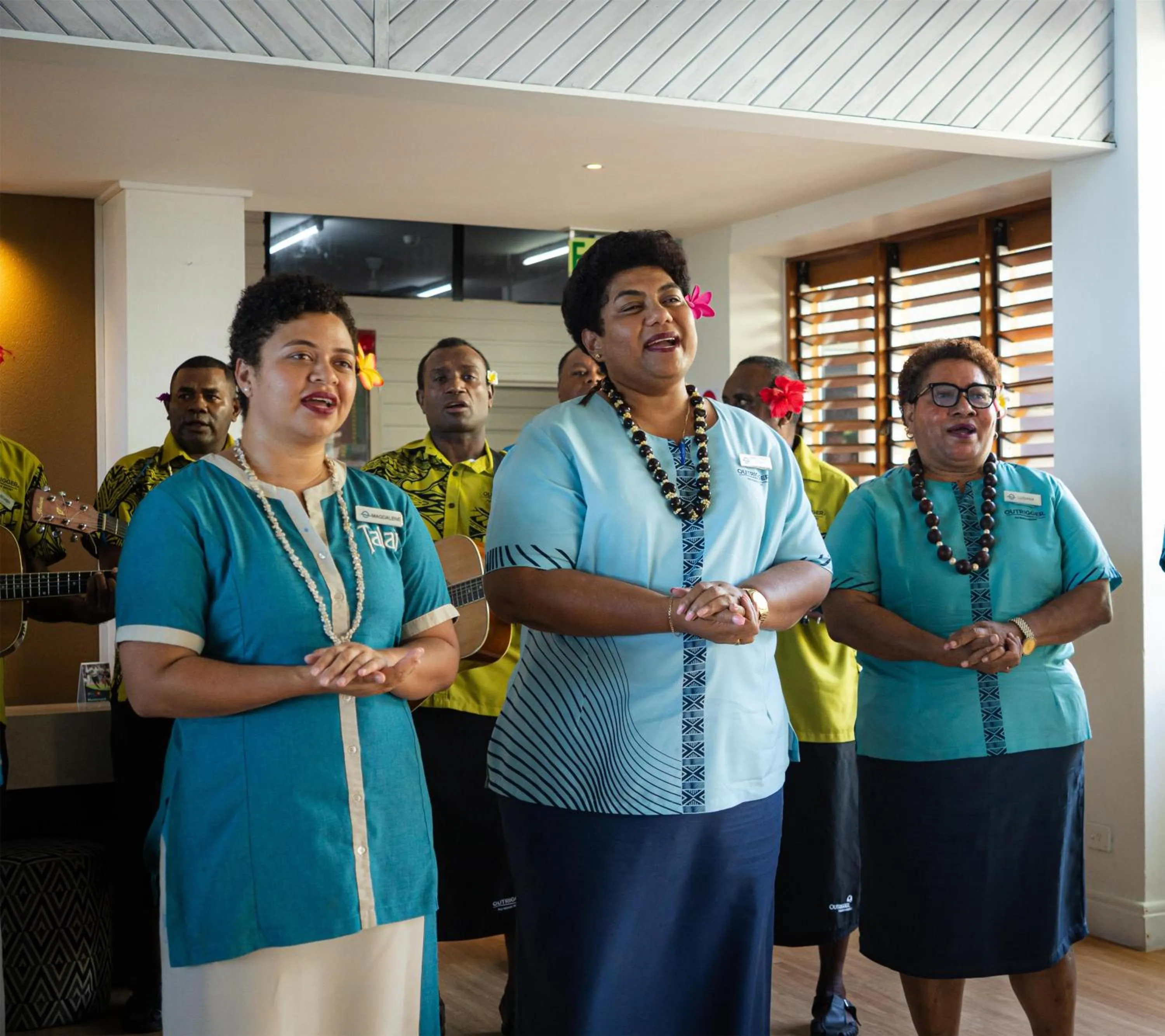 Property building in Outrigger Fiji Beach Resort